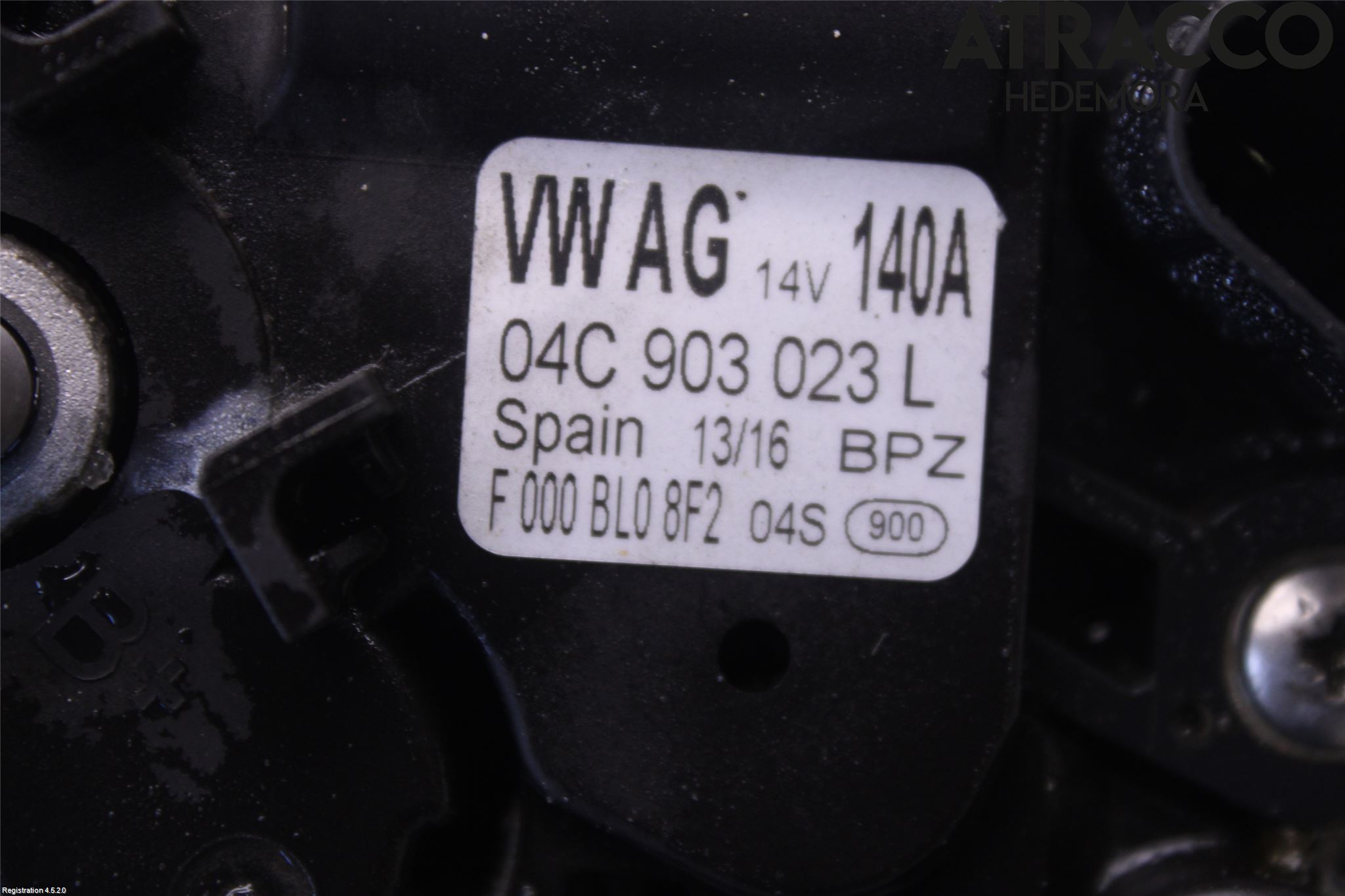 Volkswagen VW POLO 10-17 Dynamo