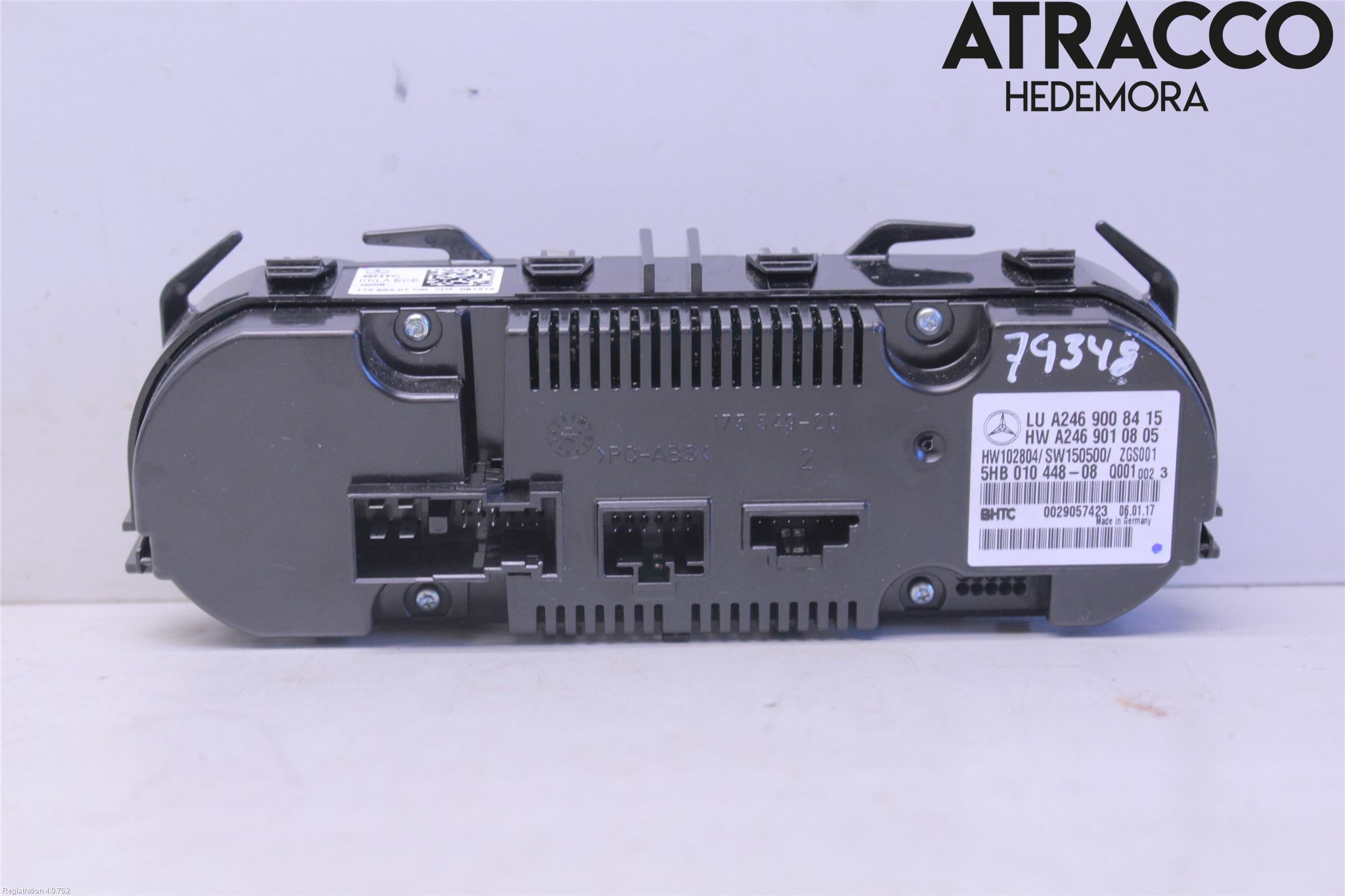 Mercedes-Benz MB CLA-KLASS (C117/X117) 13-19 Varme Ac Betjening-Display