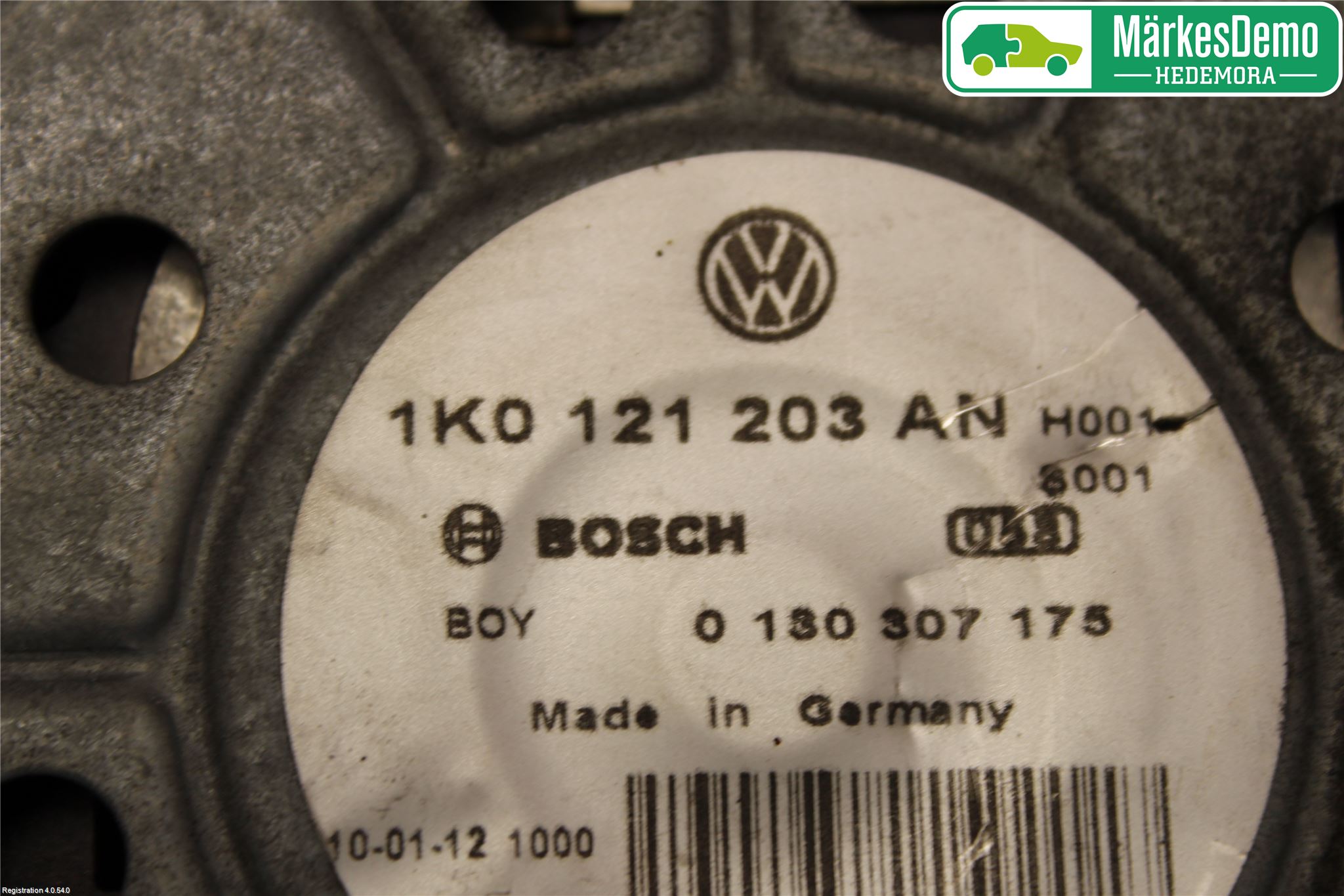 Volkswagen VW GOLF VI 09-13 Kjølevifte Elektrisk