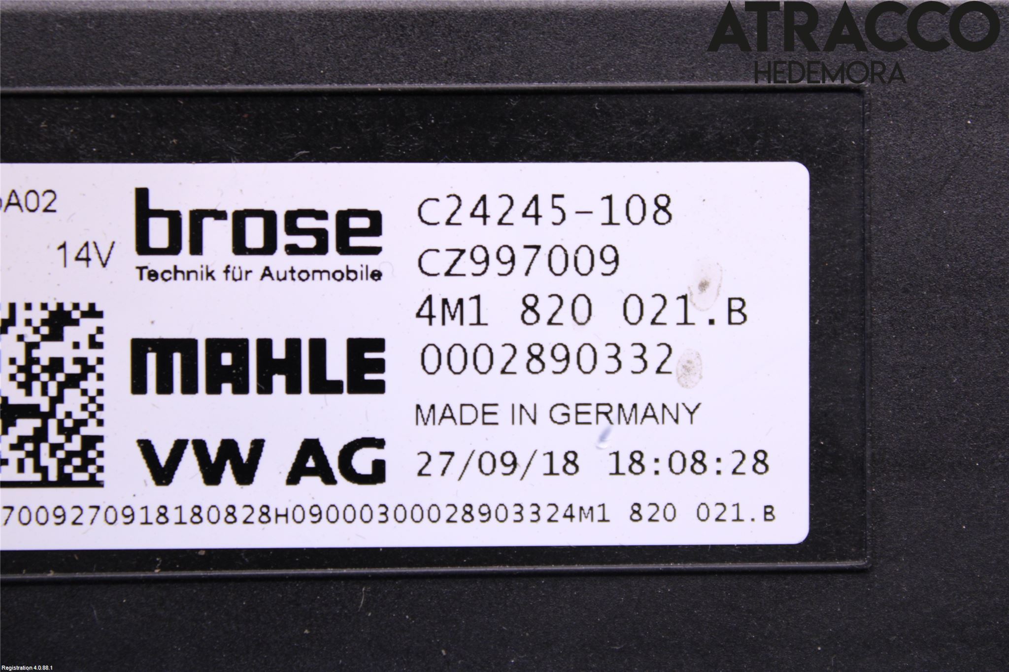 Audi A6 F2/C8 19- Varme Ac Varmeapparatvifte