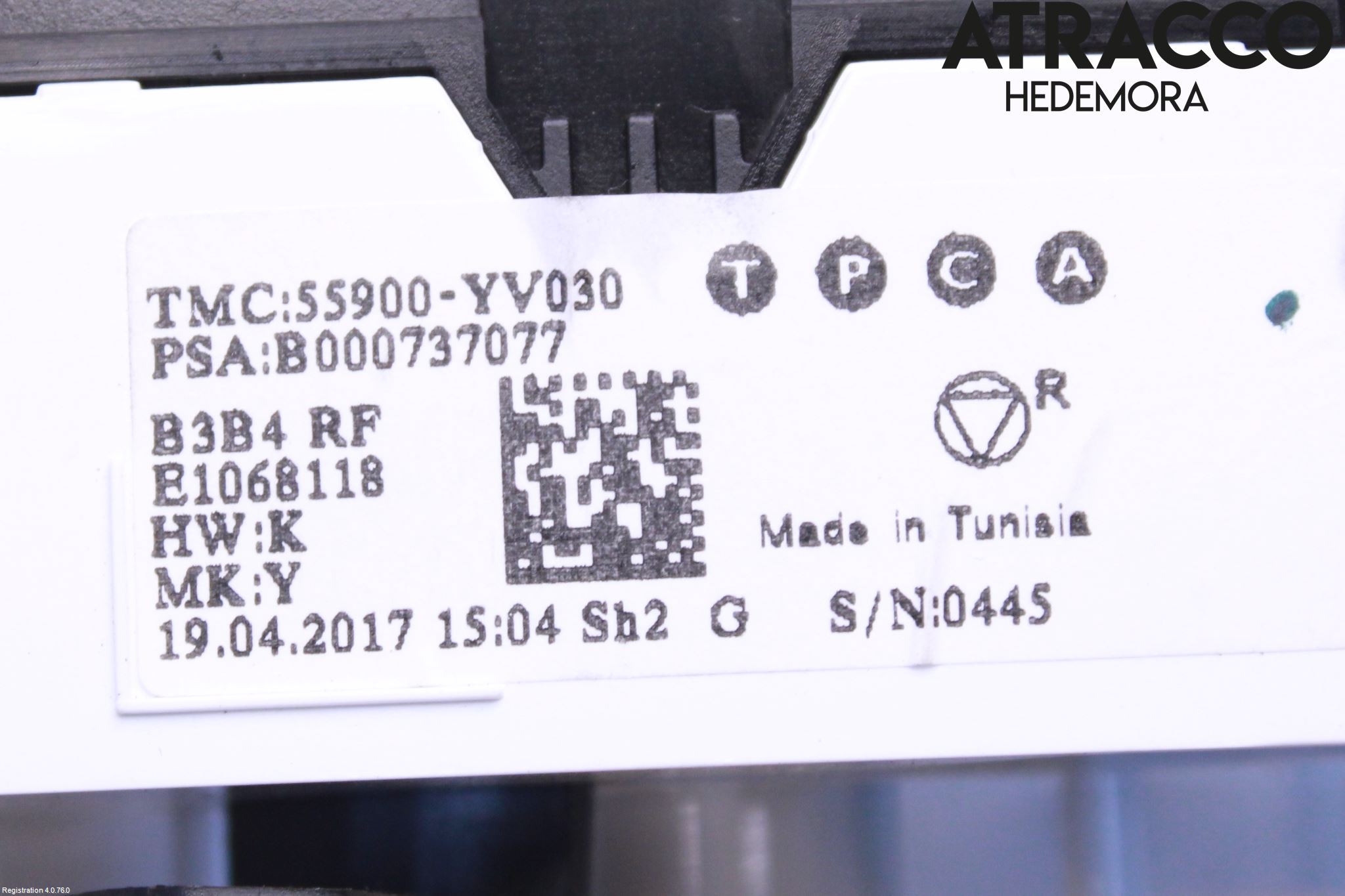 Toyota AYGO 15-21 Varme Ac Betjening-Display