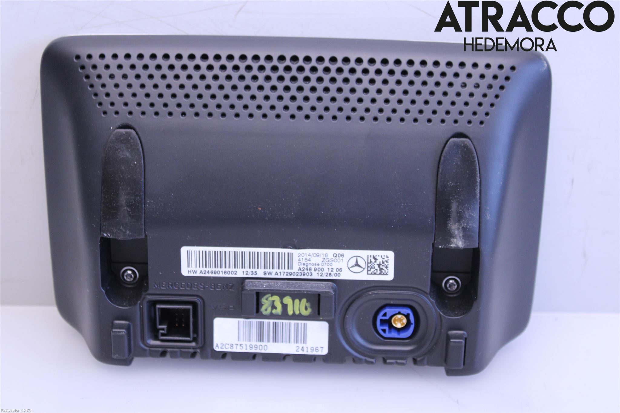 Mercedes-Benz MB CLA-KLASS (C117/X117) 13-19 Multifunktionsdisplay
