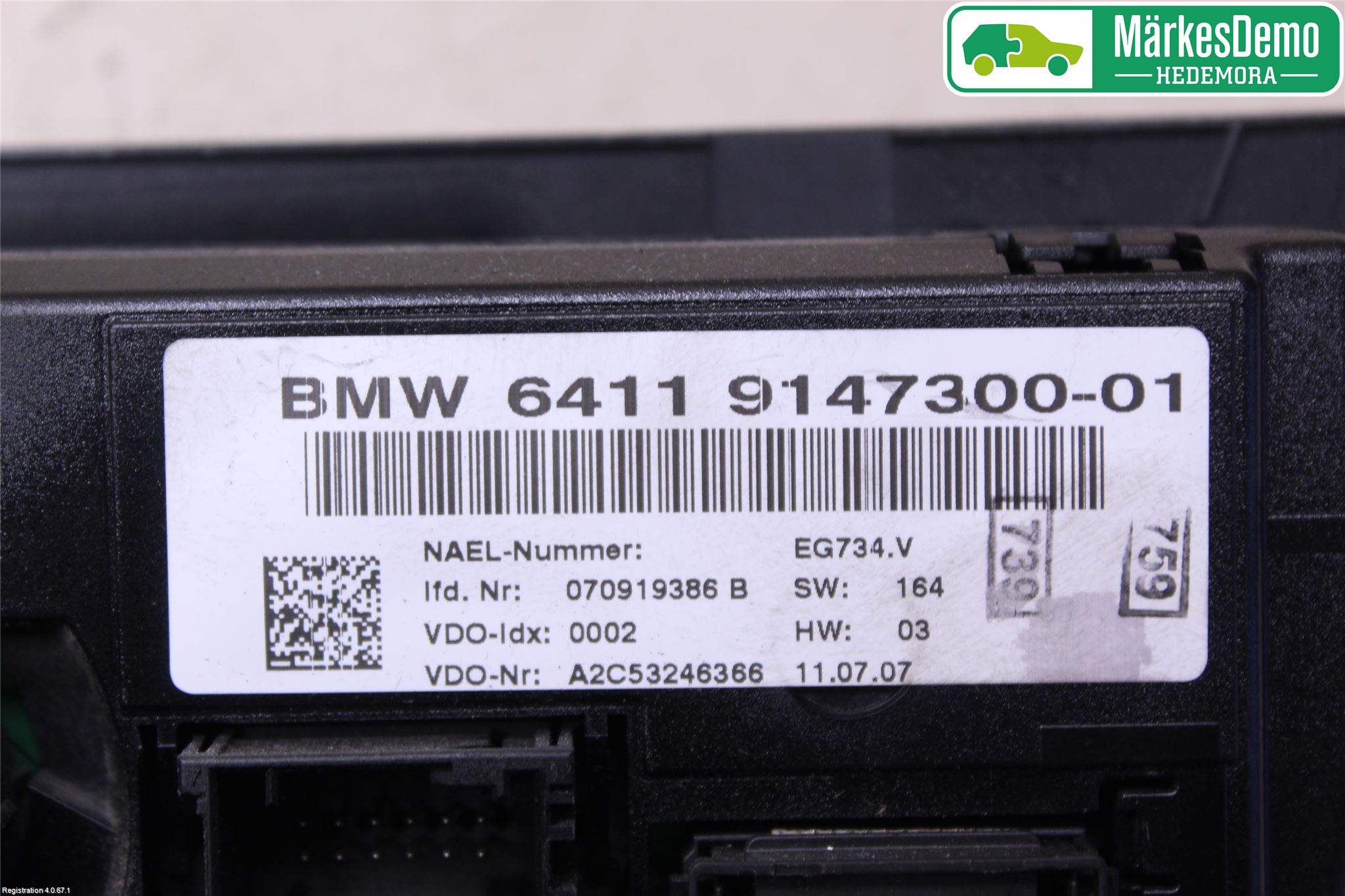 BMW 3 E92/93 Coupé/Cab 05-14 Varme Ac Betjening-Display