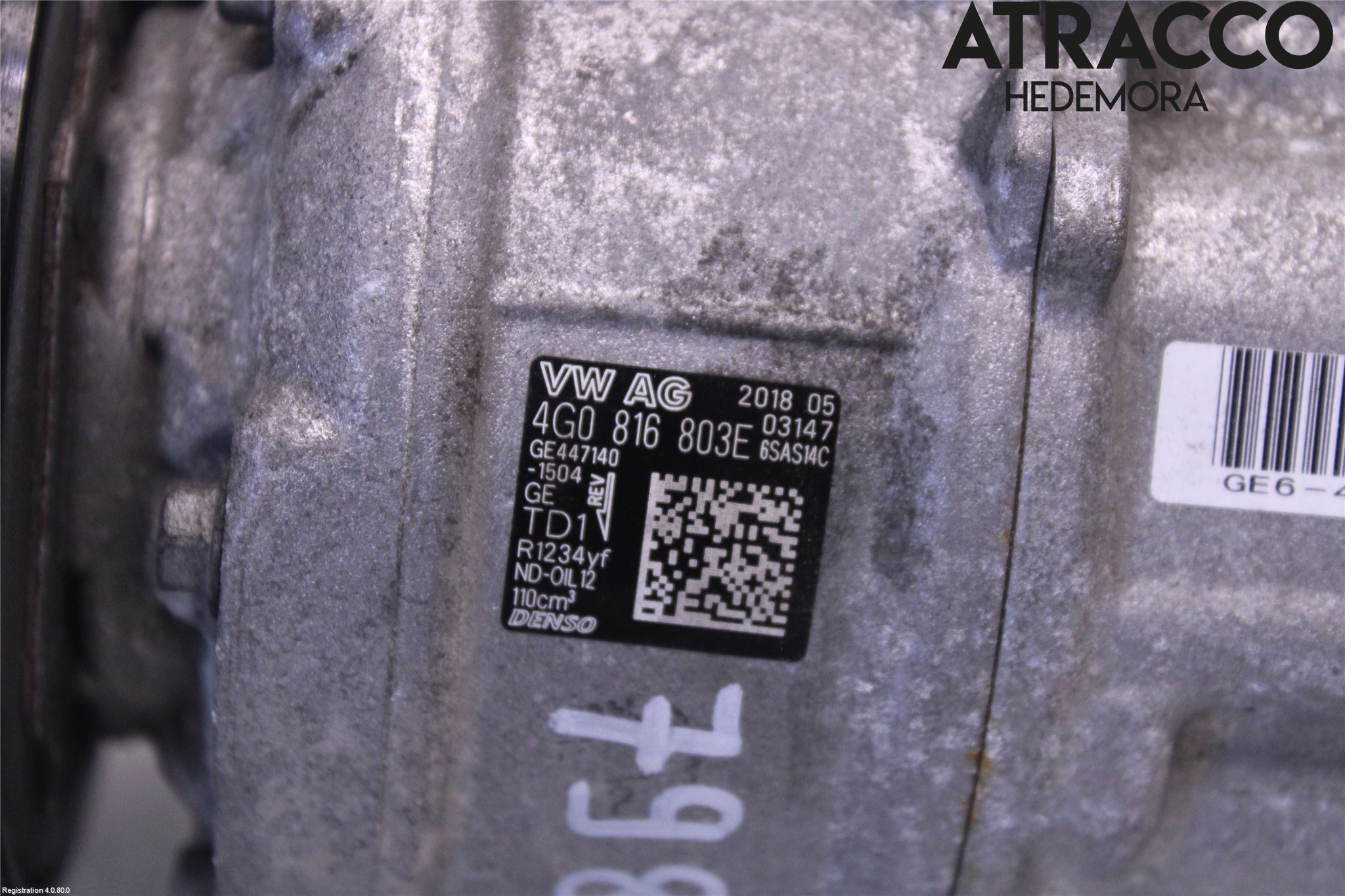 Audi A6/S6 4G 11-18 Varme Ac Kompressor