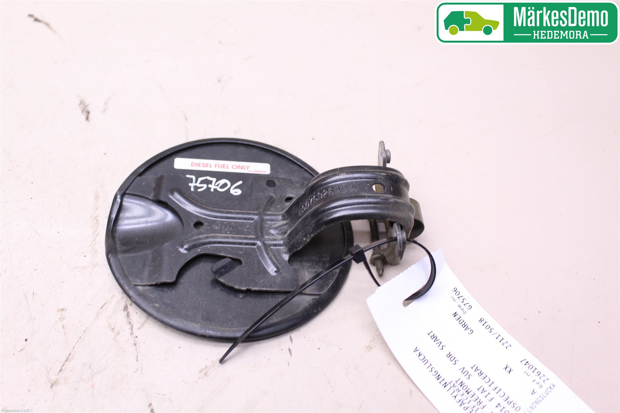 Fiat FREEMONT Drivstoff Tankluke