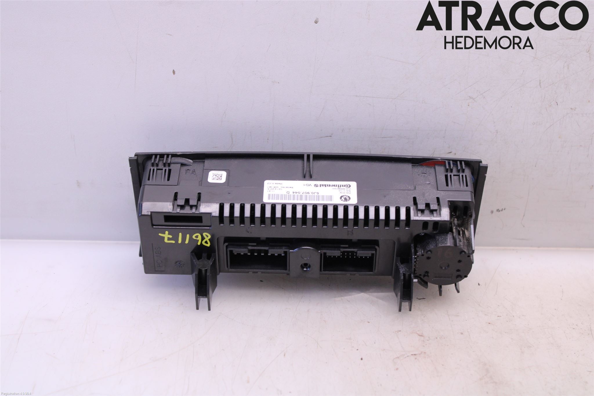 Skoda FABIA 07-14 Varme Ac Betjening-Display