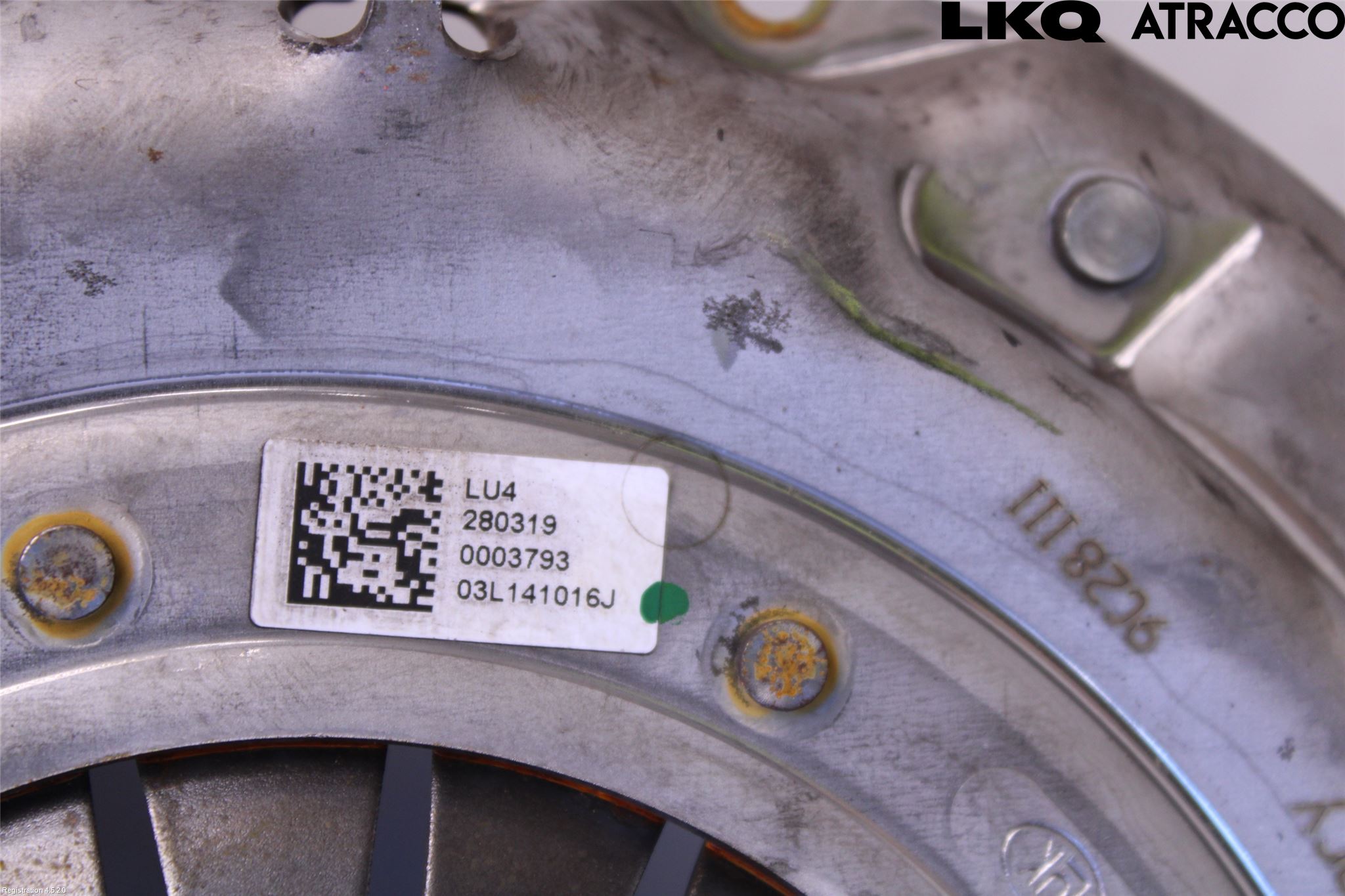 Volkswagen VW CADDY 16-20 Clutch Trykkplate