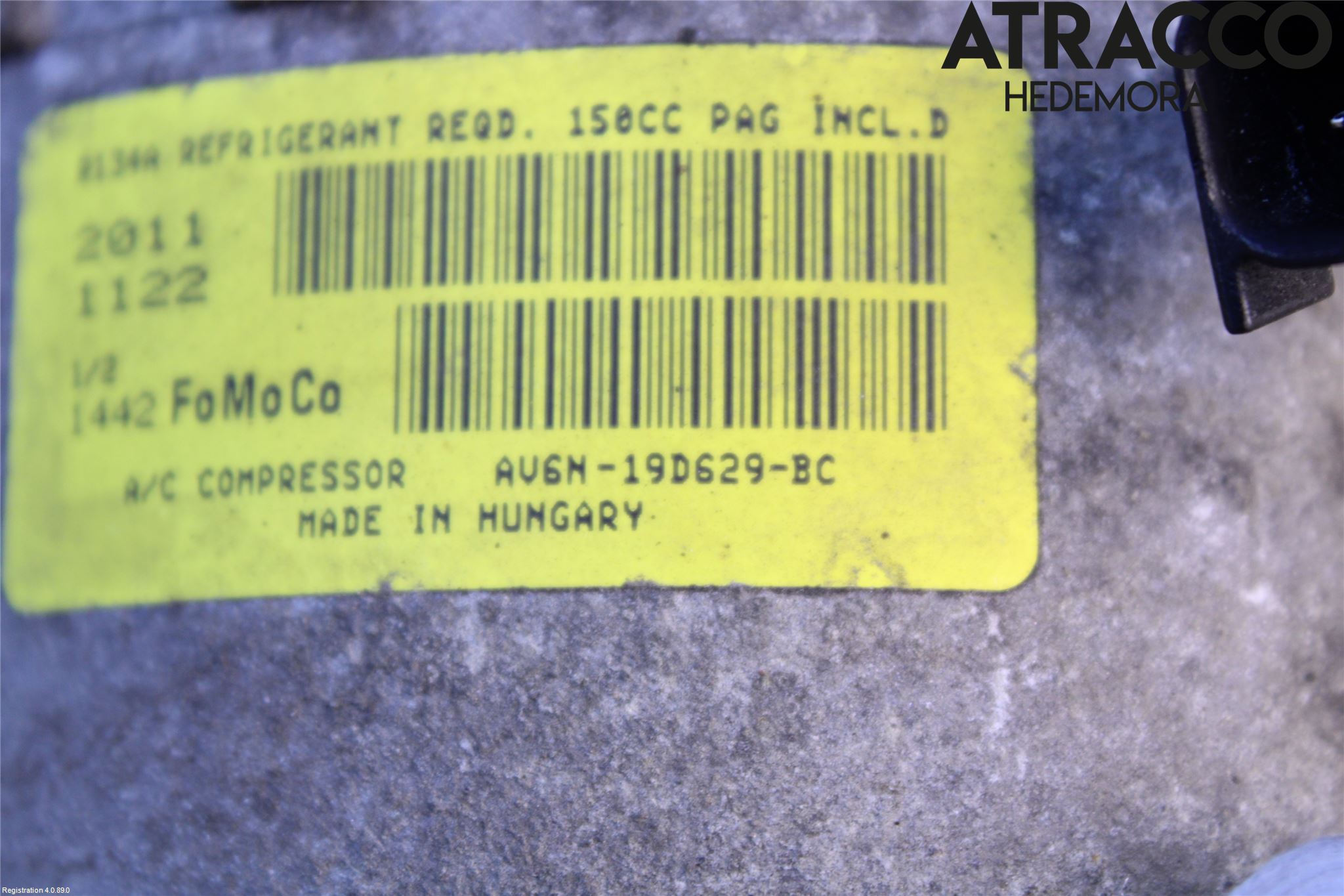 Landrover LAND ROVER RANGE ROVER EVOQUE (L538) 11-18 Varme Ac Kompressor