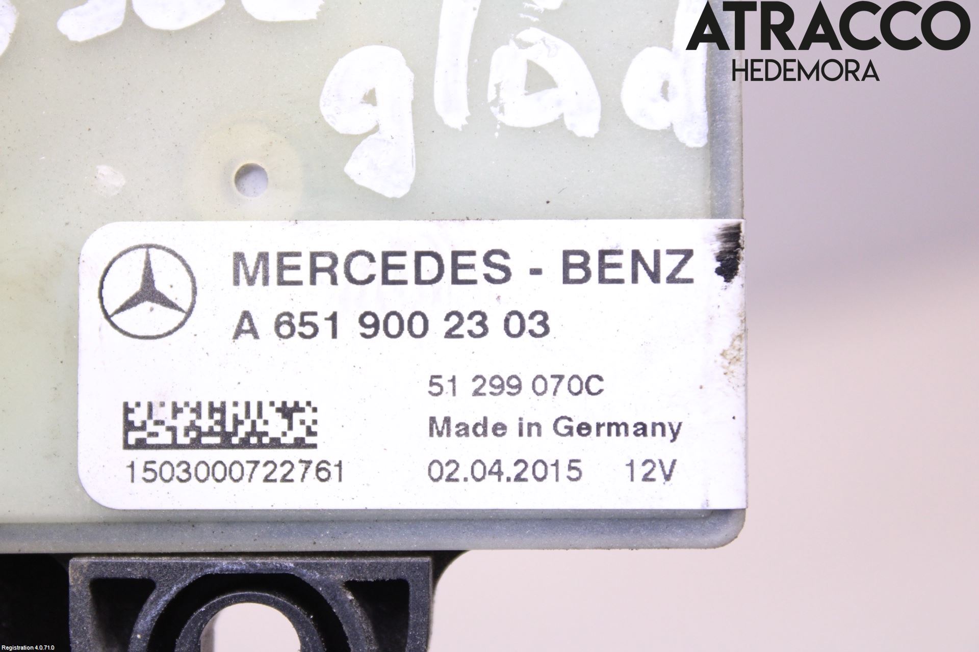 Mercedes-Benz MB CLA-KLASS (C117/X117) 13-19 Rele Gløding Diesel
