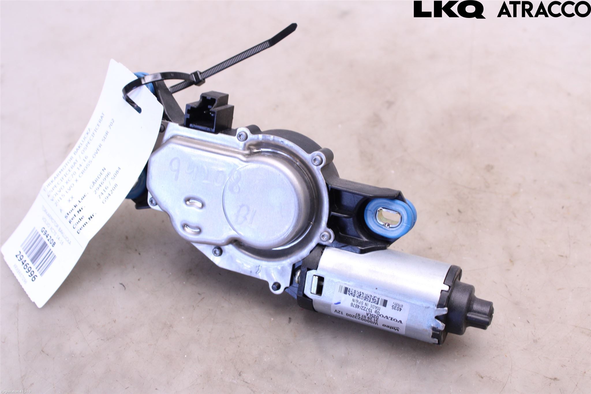 Volvo XC70 14-16 Viskermotor Bakluke