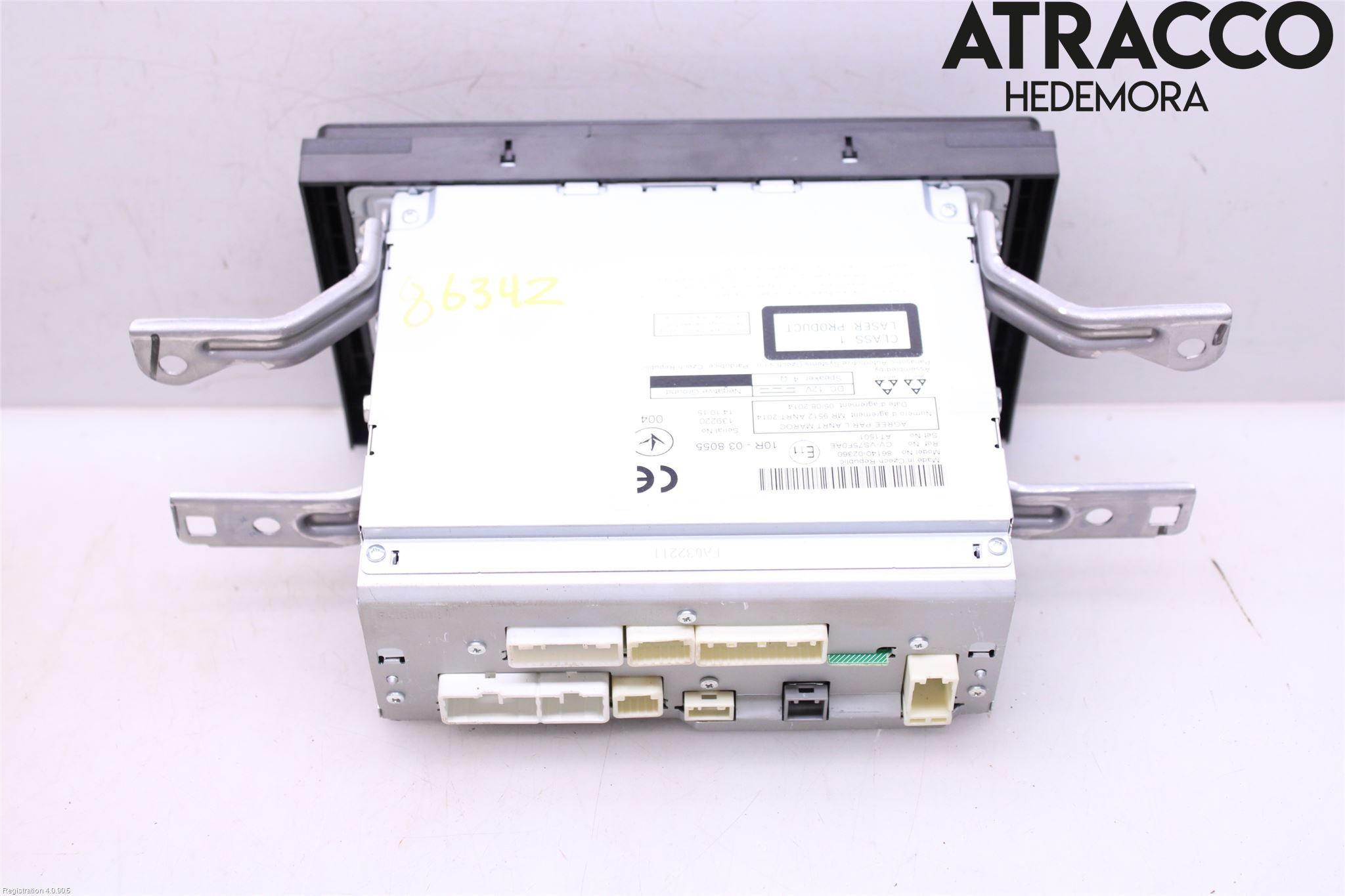 Toyota AURIS 13-19 Stereo Radio Med Cd