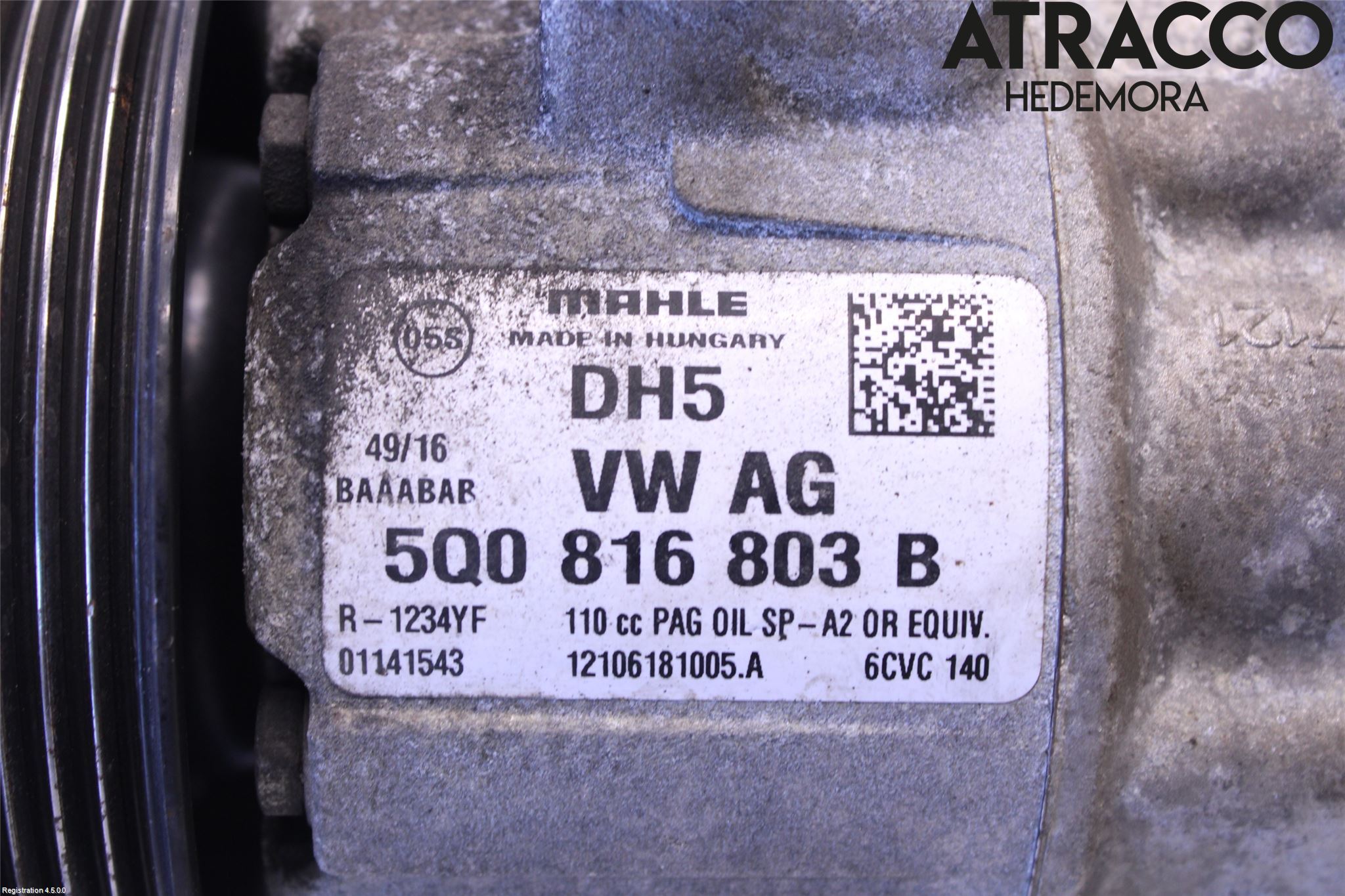 Skoda OCTAVIA (5E) 13-20 Varme Ac Kompressor