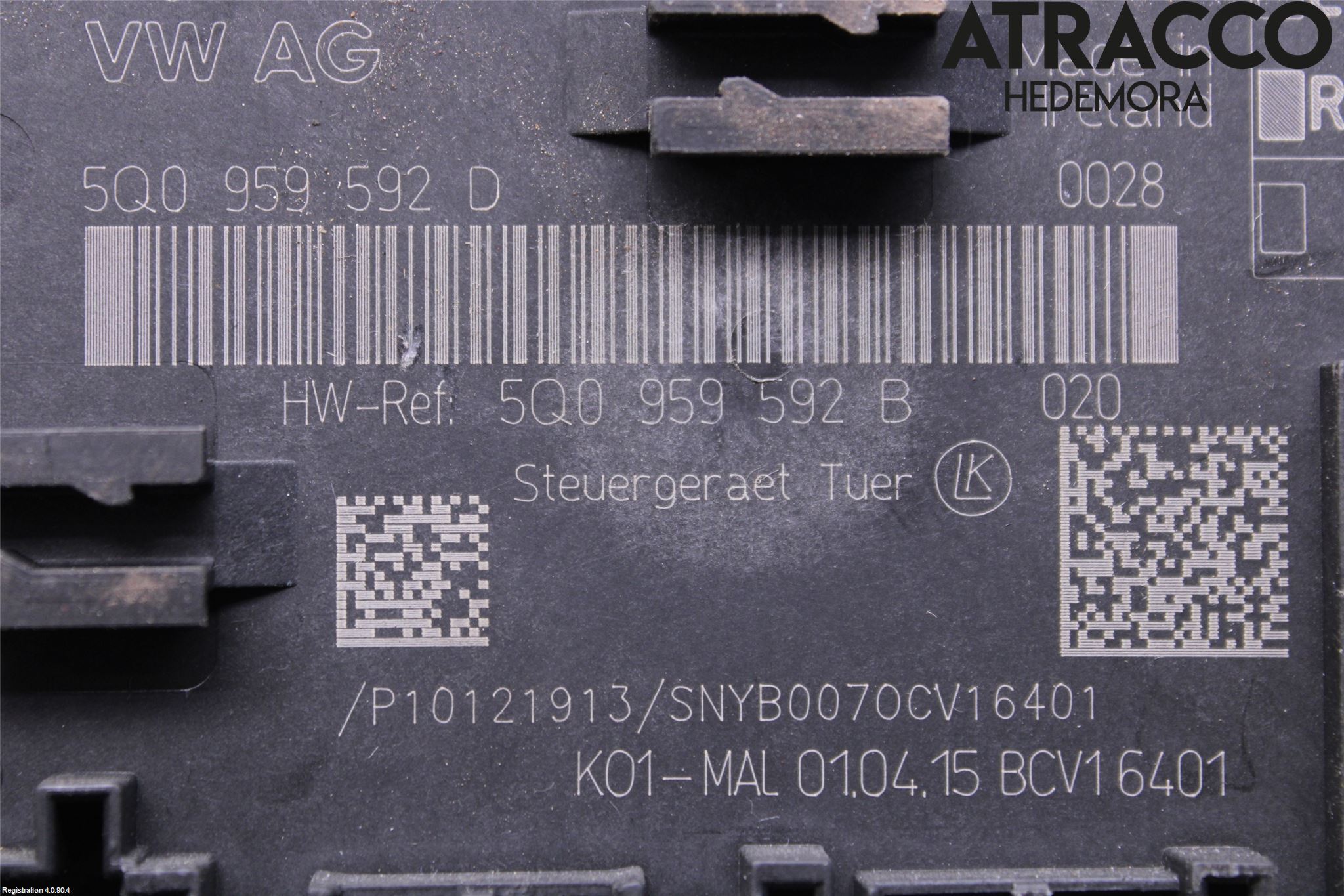 Volkswagen VW PASSAT 15-19 Styreenhet Dør