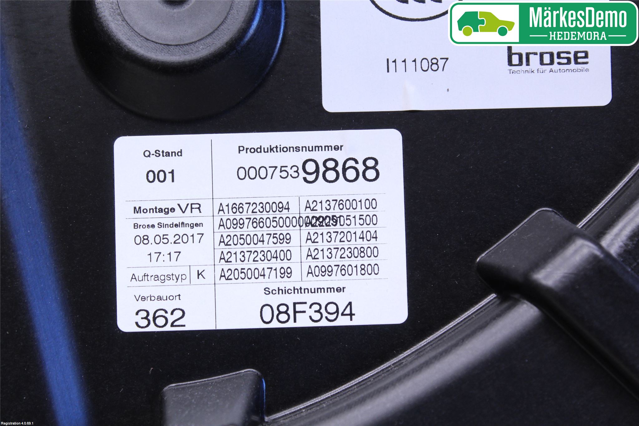 Mercedes-Benz MB E-KLASS (W213) 16-23 Vindusheis El Komp