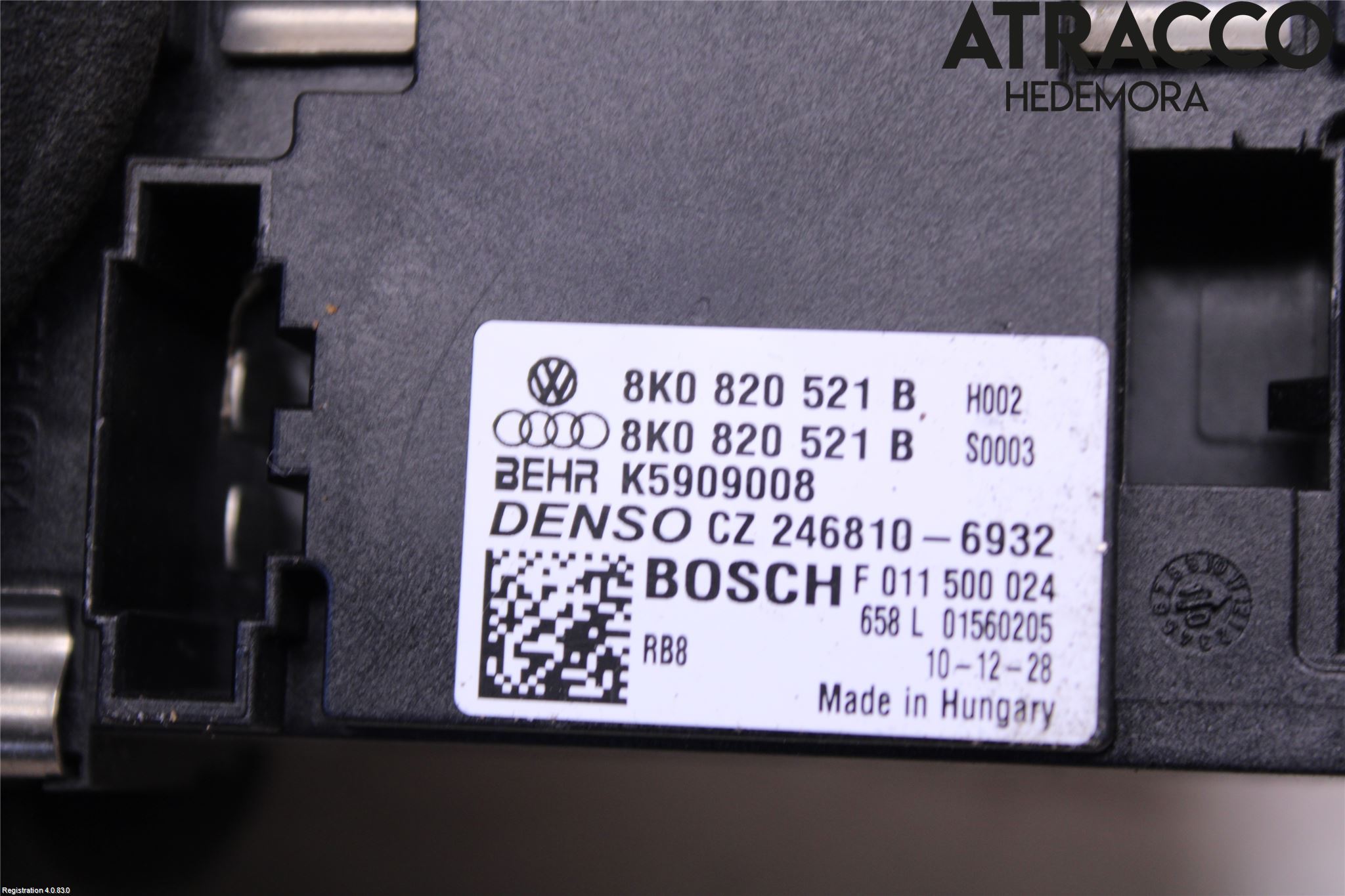 Audi A4/S4 08-11 Varmeapparat Viftemotstand