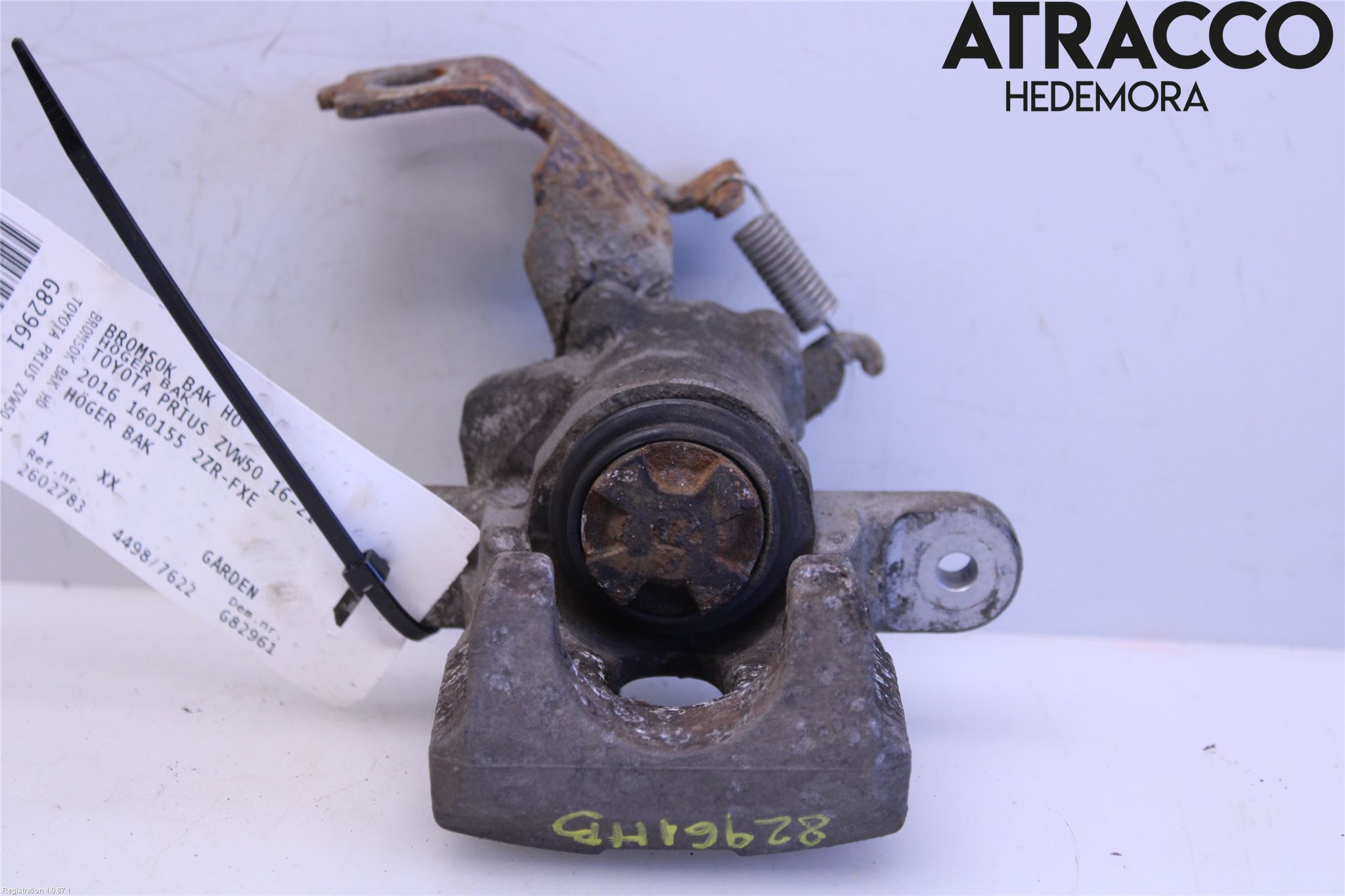 Toyota PRIUS ZVW30 09-20 Bremsecaliper Bak Høyre