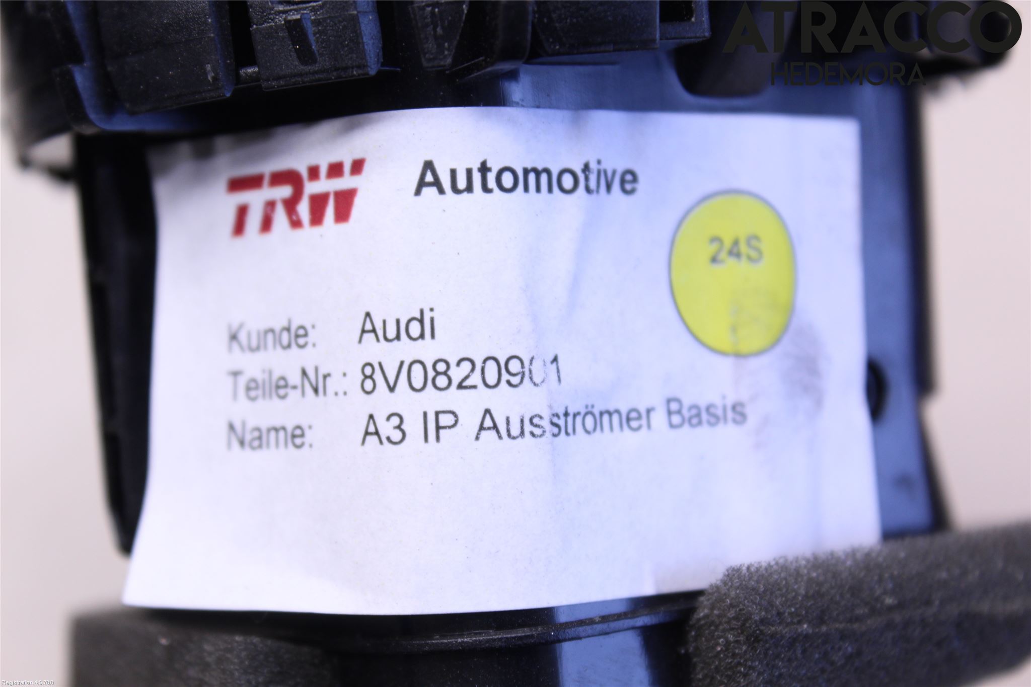 Audi A3/S3 8V 13-20 Dashbord Kanal - Dyse