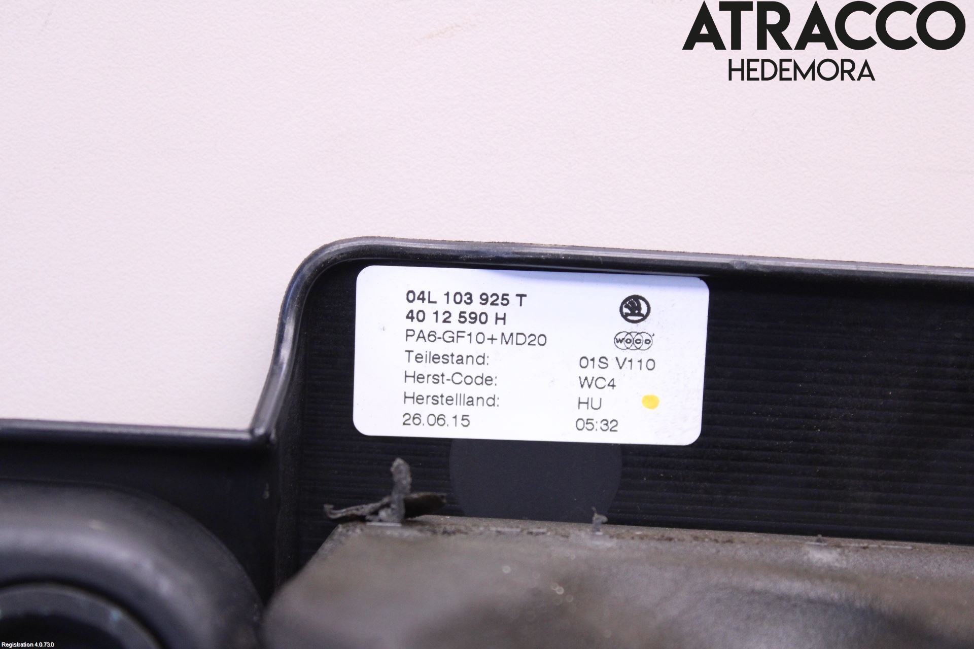 Skoda OCTAVIA (5E) 13-20 Motor Deksel Over Motor