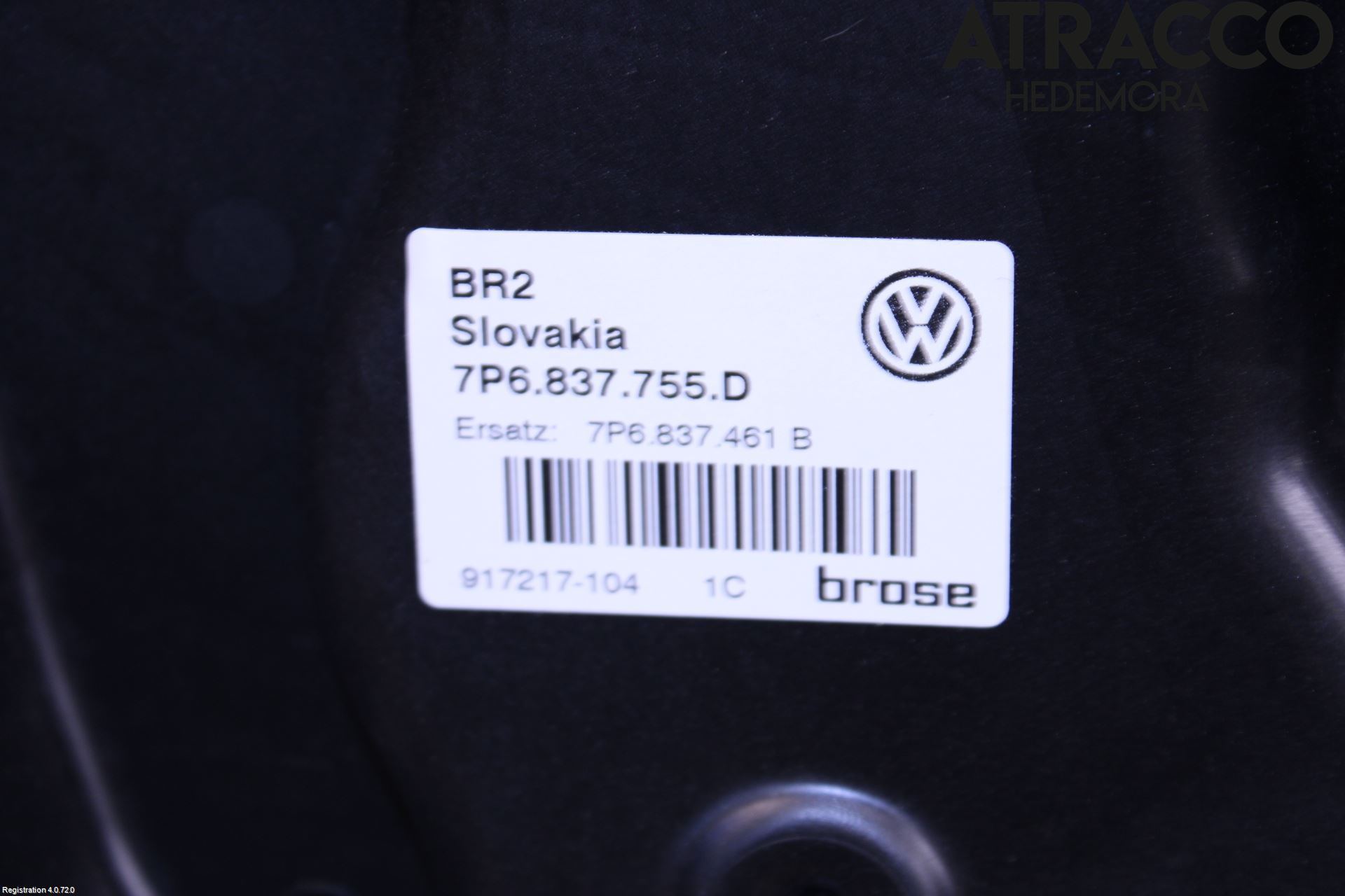 Volkswagen VW TOUAREG 7P 11-18 Vindusheis El Komp