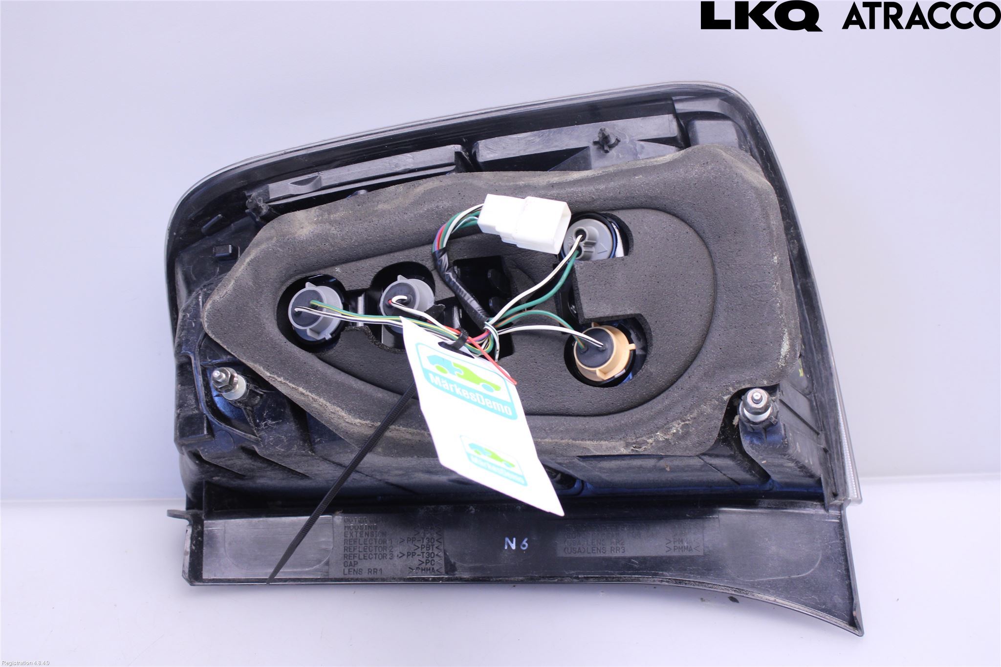 Toyota PRIUS NWH20 04-08 Baklykt Venstre