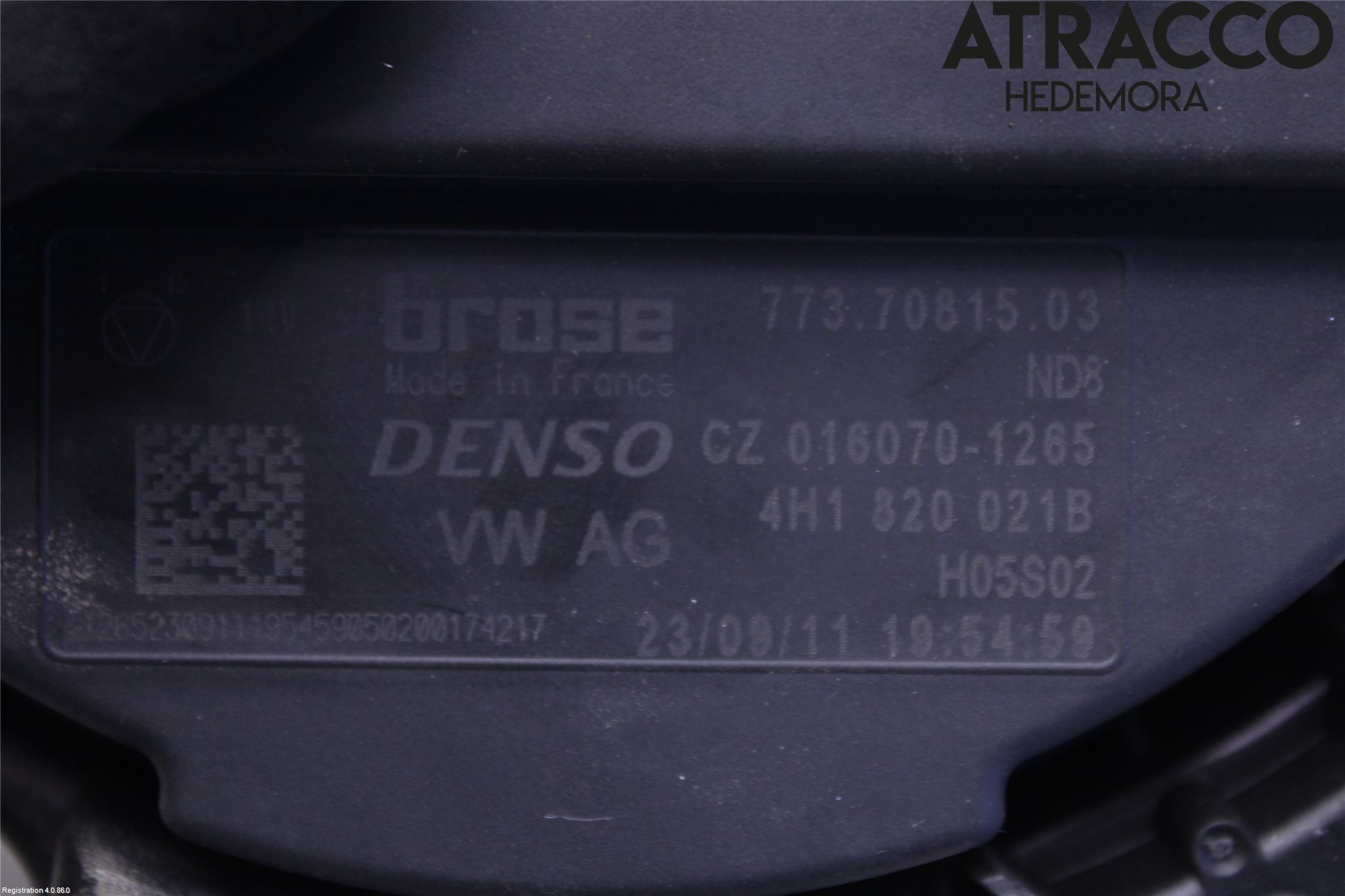 Audi A6/S6 4G 11-18 Varme Ac Varmeapparatvifte