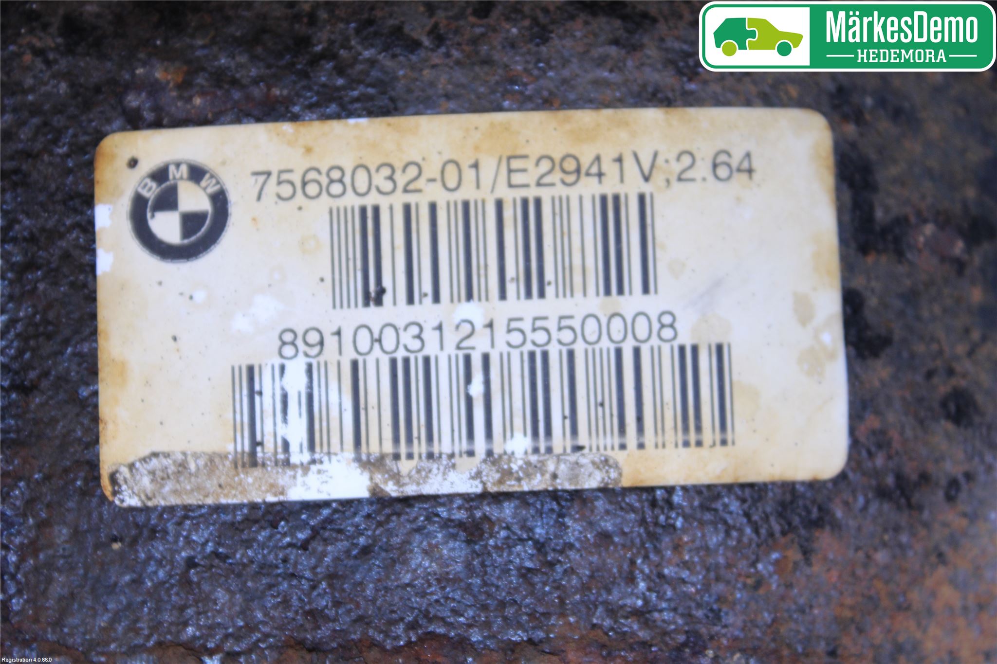 BMW X1 E84 10-15 Bakaksel Kardang Bak -Diff