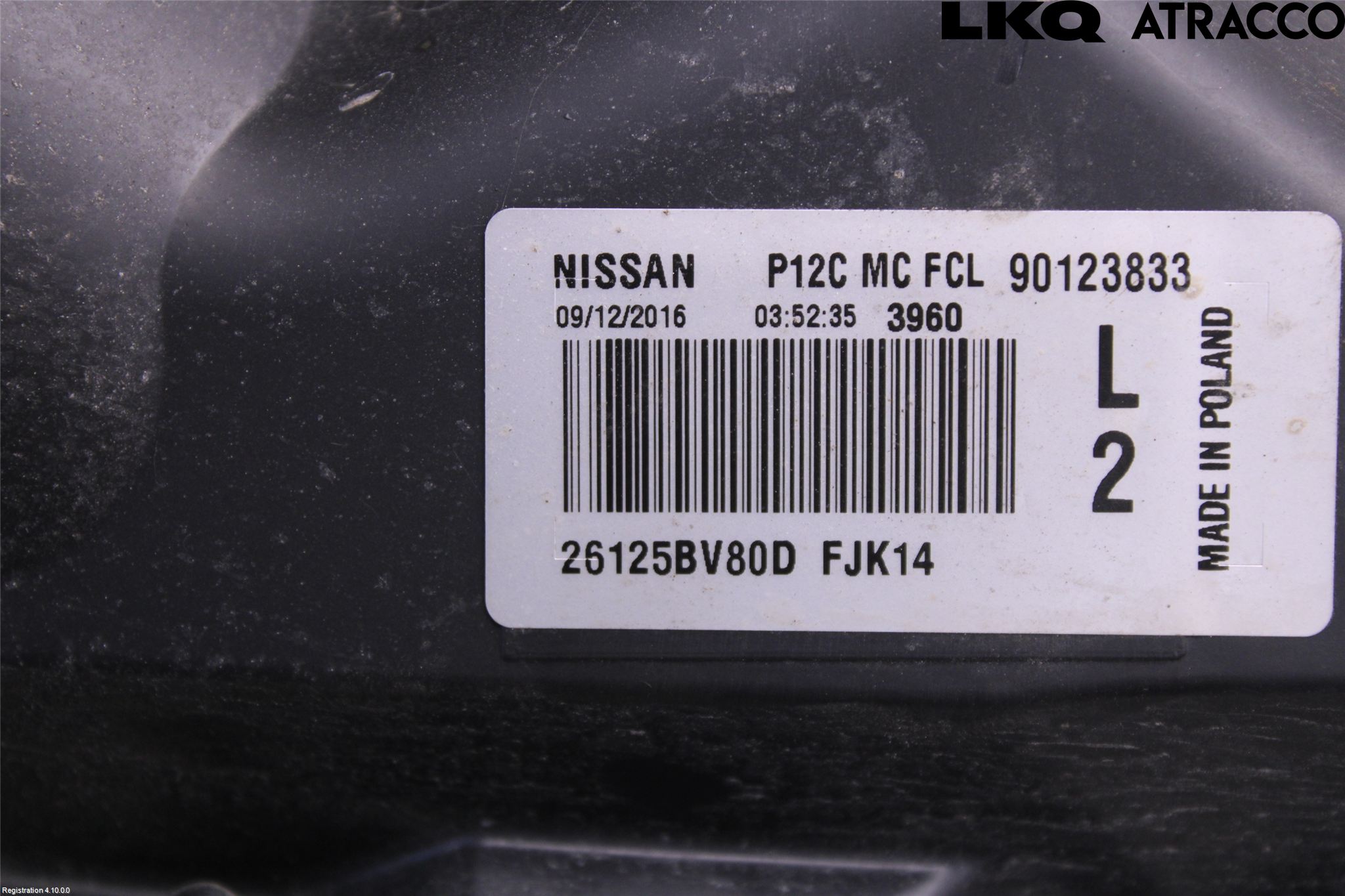 Nissan JUKE 14-19 Frontlykt Venstre