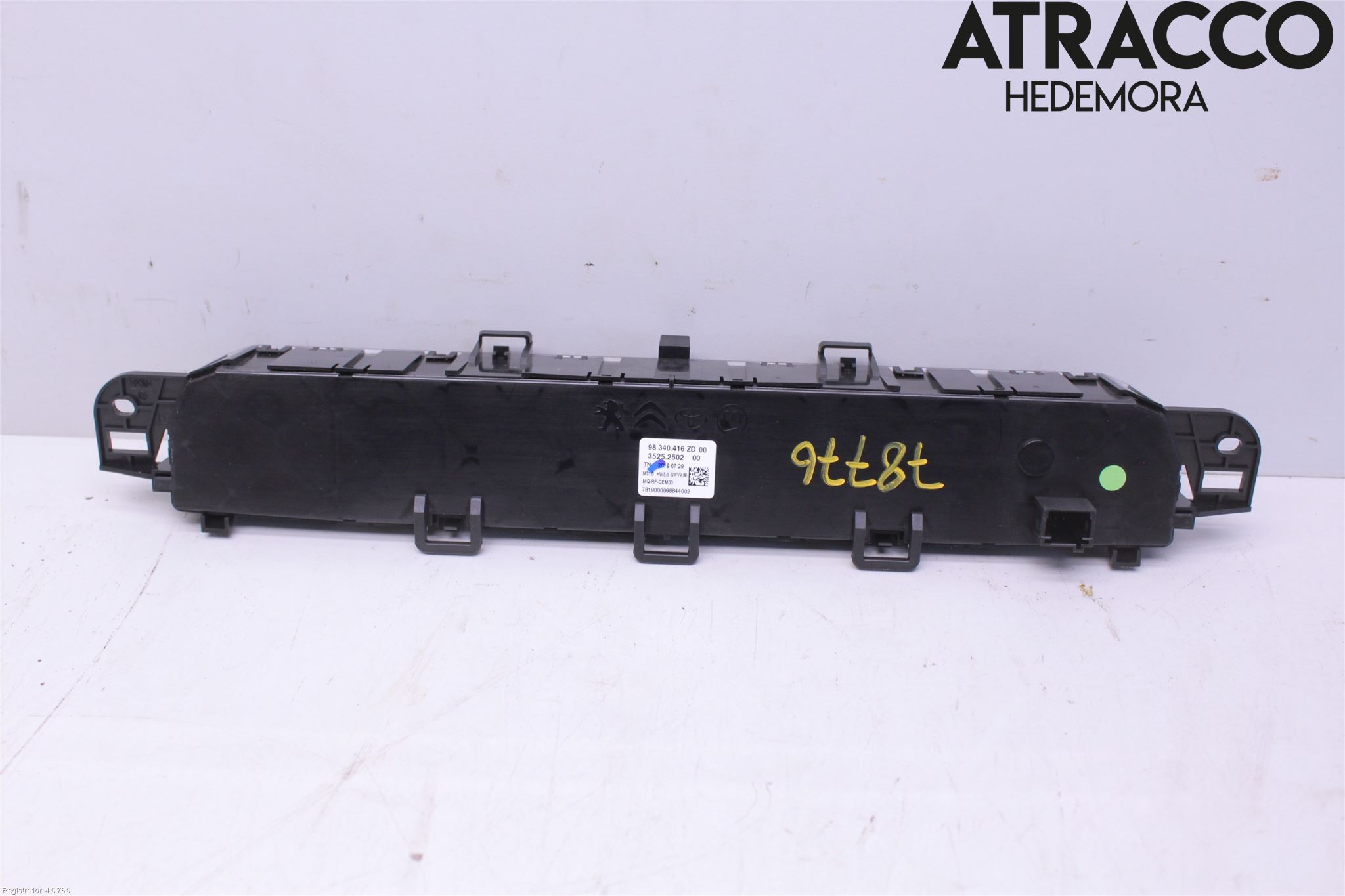 Citroen BERLINGO/E-BERLINGO 19- Varme Ac Betjening-Display