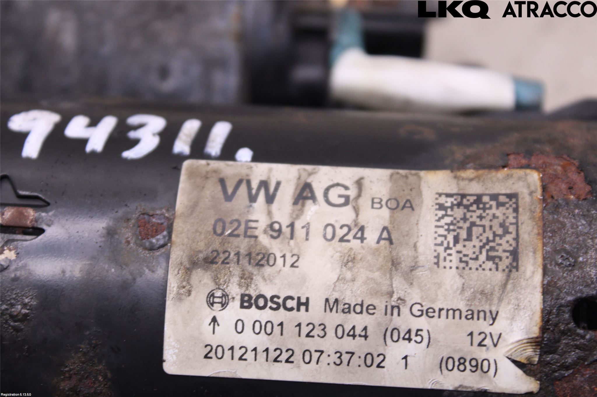 Volkswagen VW TRANSP/CARAVELLE (T5) 04-15 Startmotor Diesel