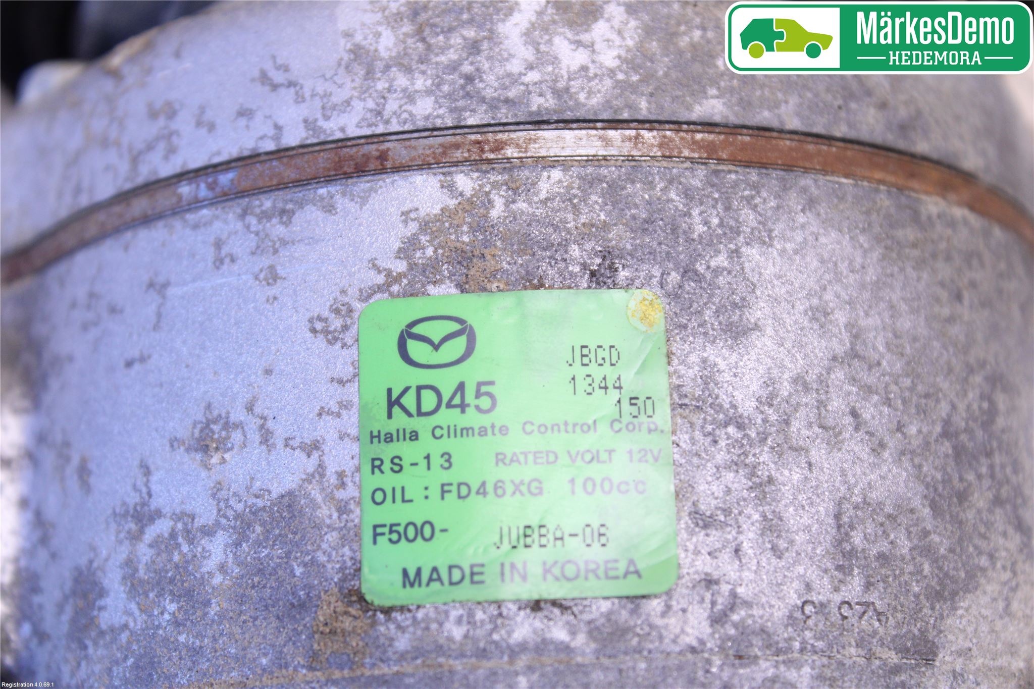 Mazda CX-5 12-17 Varme Ac Kompressor
