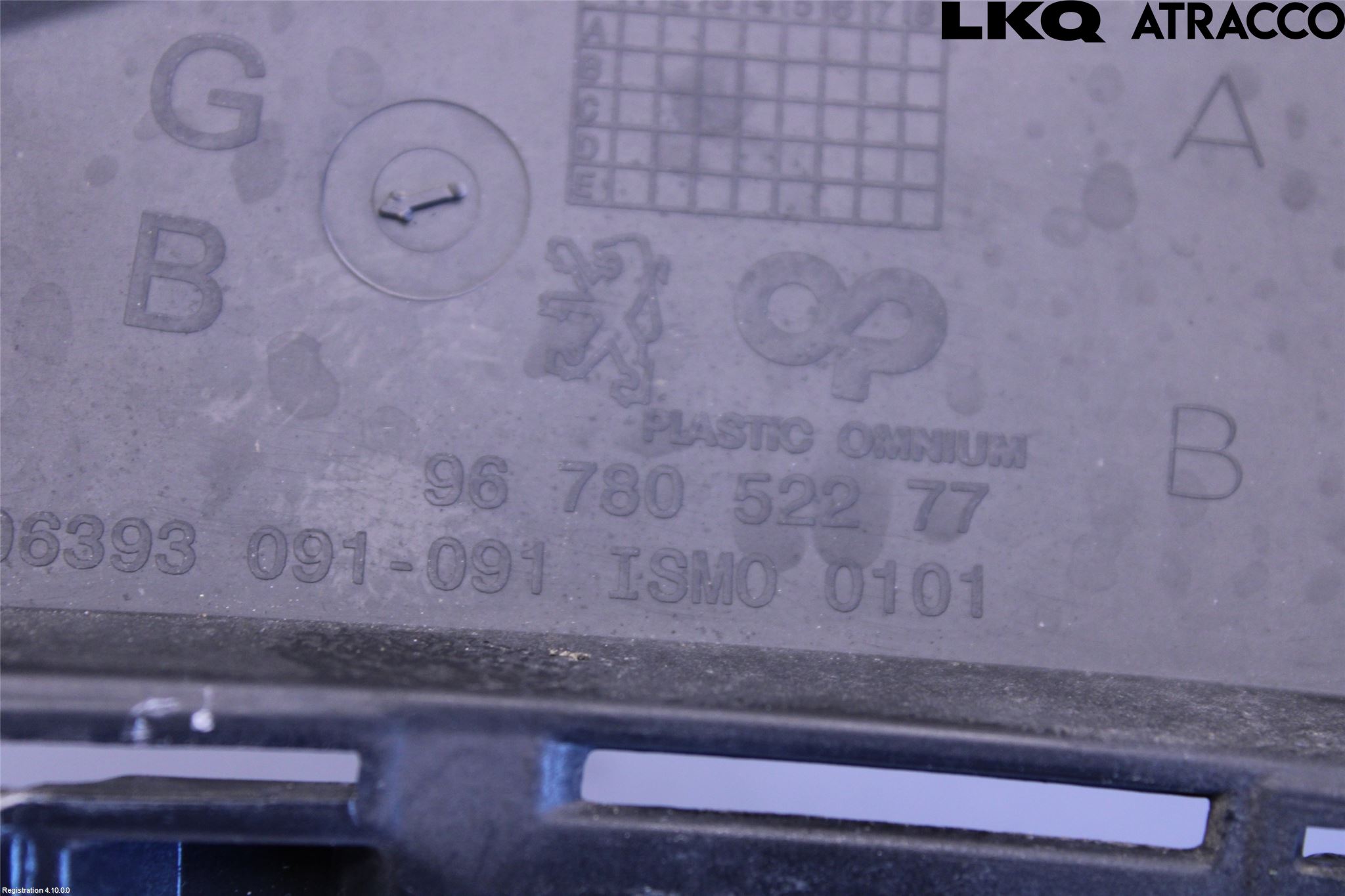 Peugeot 2008 13-20 Støtfanger Bak Hjørne Høyre