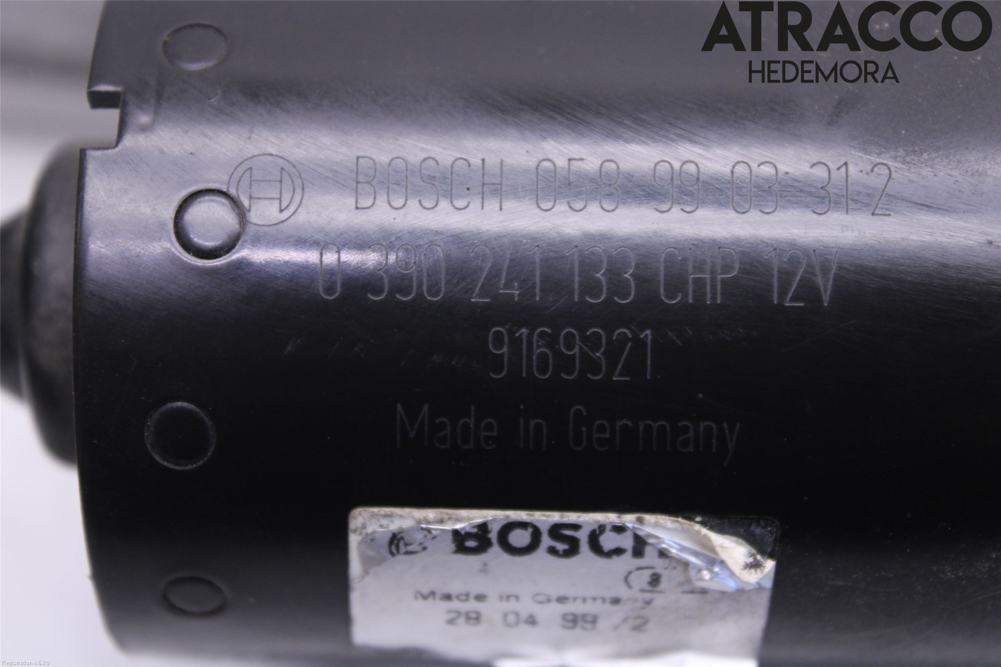 Volvo C70 98-05 Viskermotor Frontrute