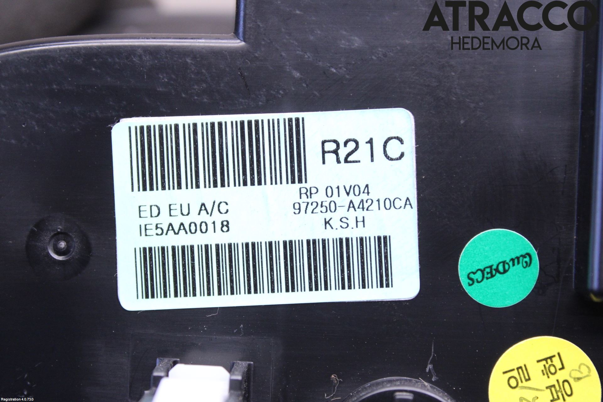 Kia CARENS III 13-19 Varme Ac Betjening-Display