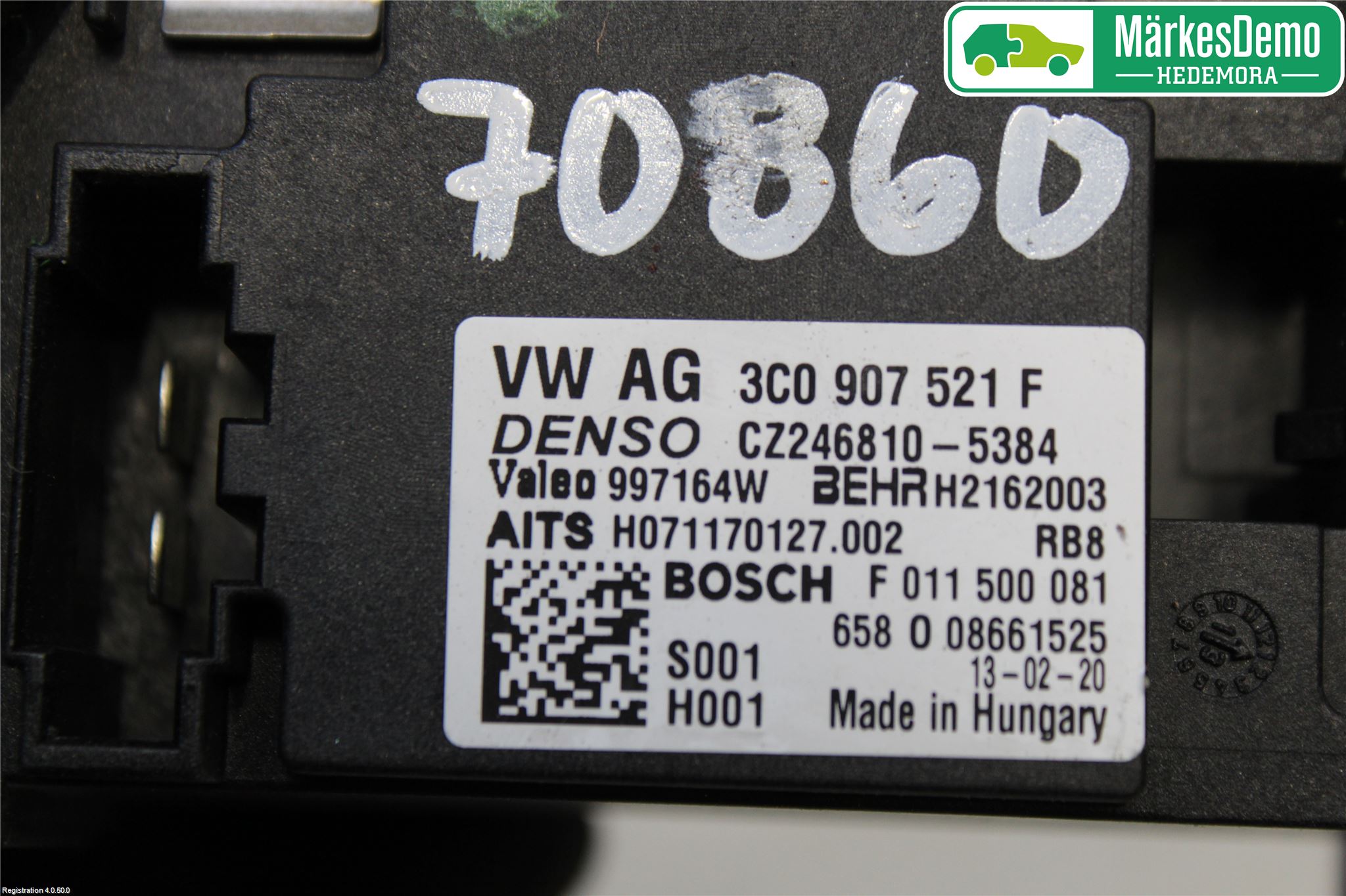 Skoda SUPERB 09-15 Varmeapparat Viftemotstand
