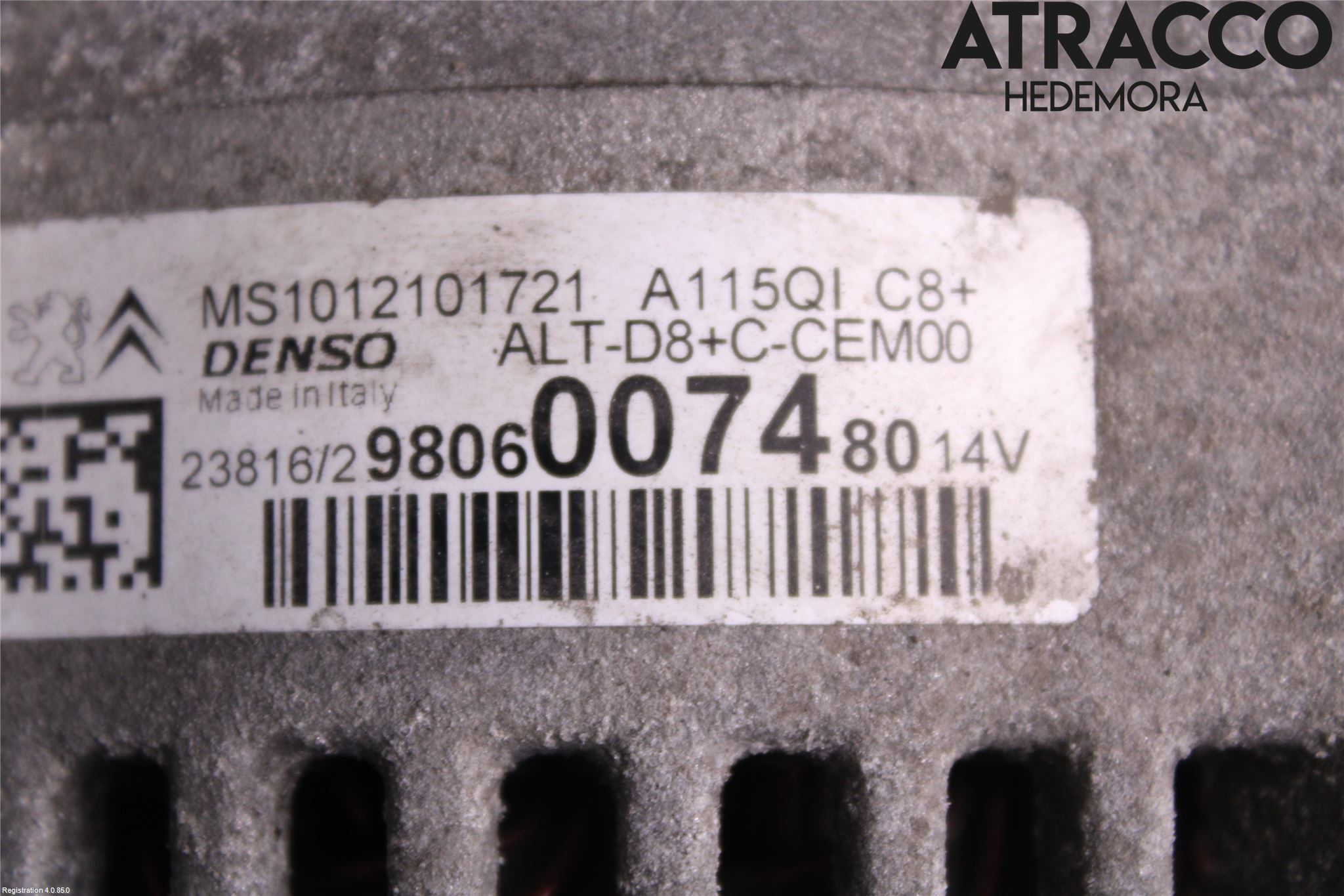 Peugeot PEUGOT 208 16-19 Dynamo