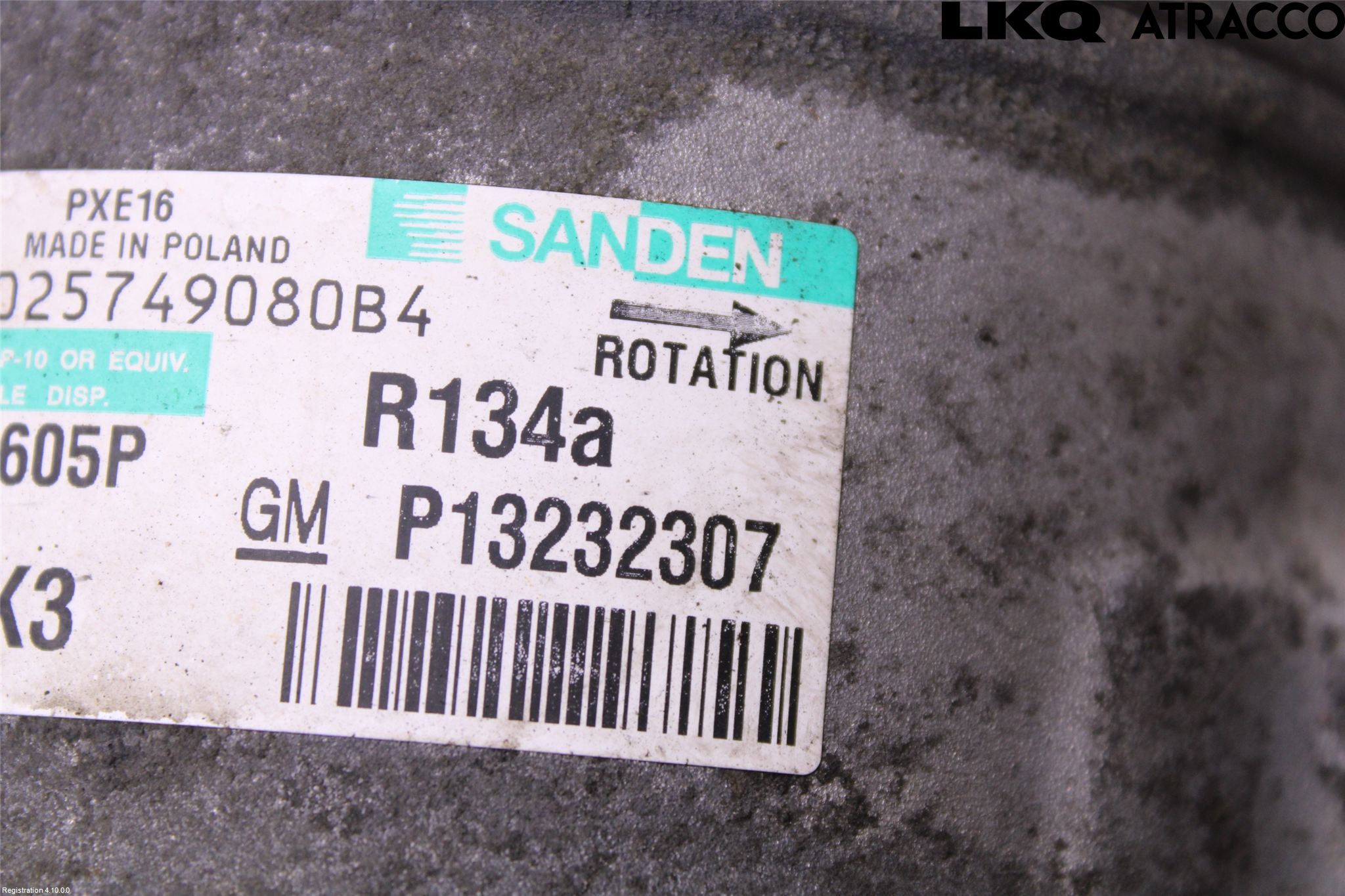 Saab 9-5 10-12 Varme Ac Kompressor