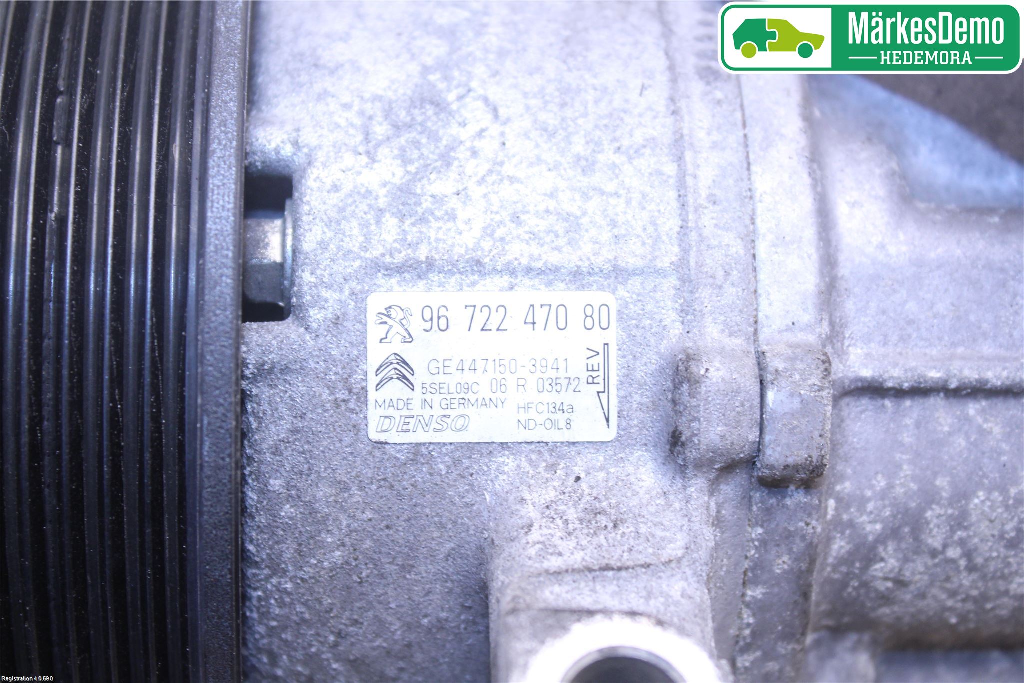 Citroen C3 10-17 Varme Ac Kompressor