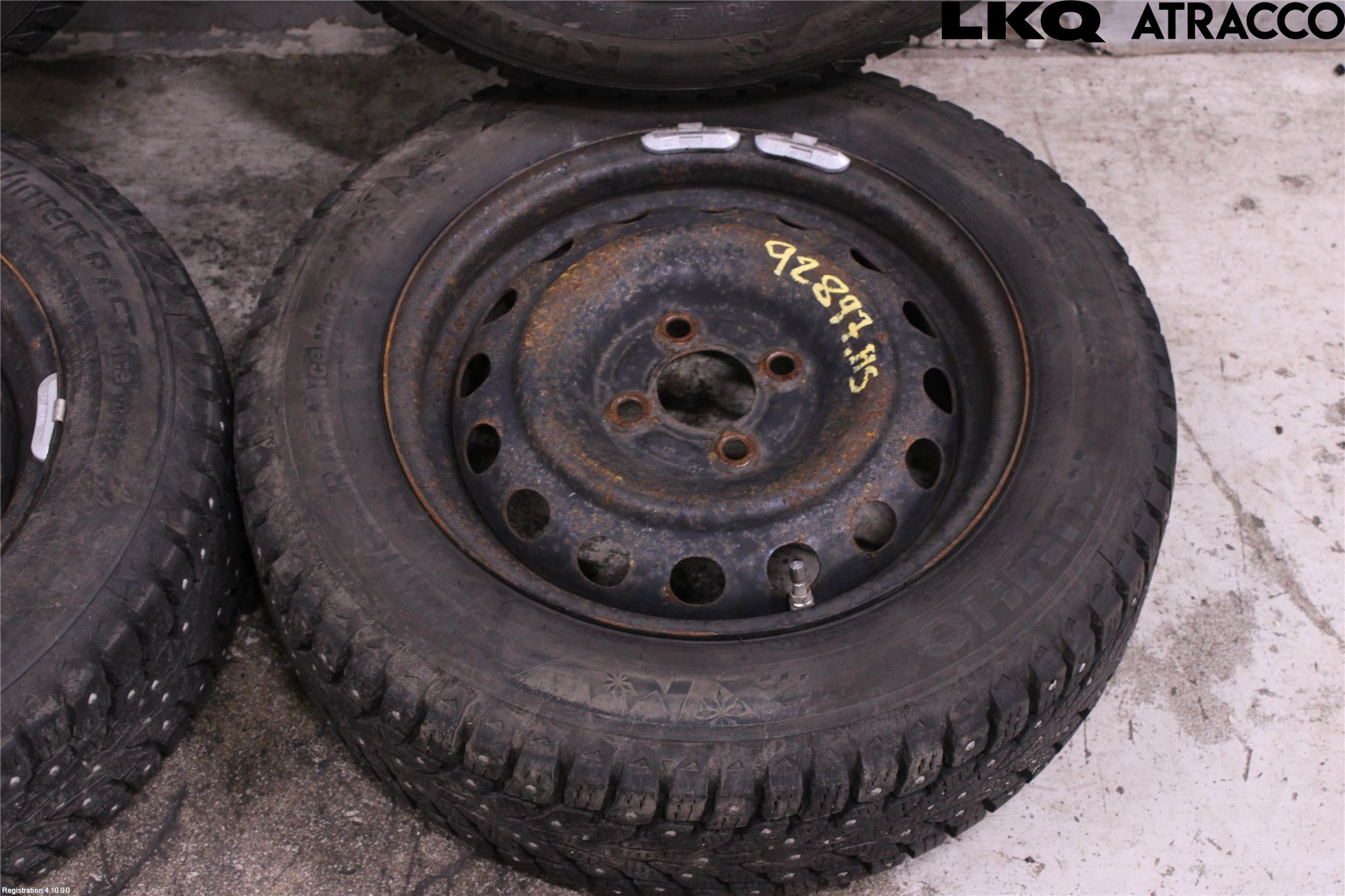 Nissan MICRA 11-16 Dekk Vinter På Stål Felg 4Stk