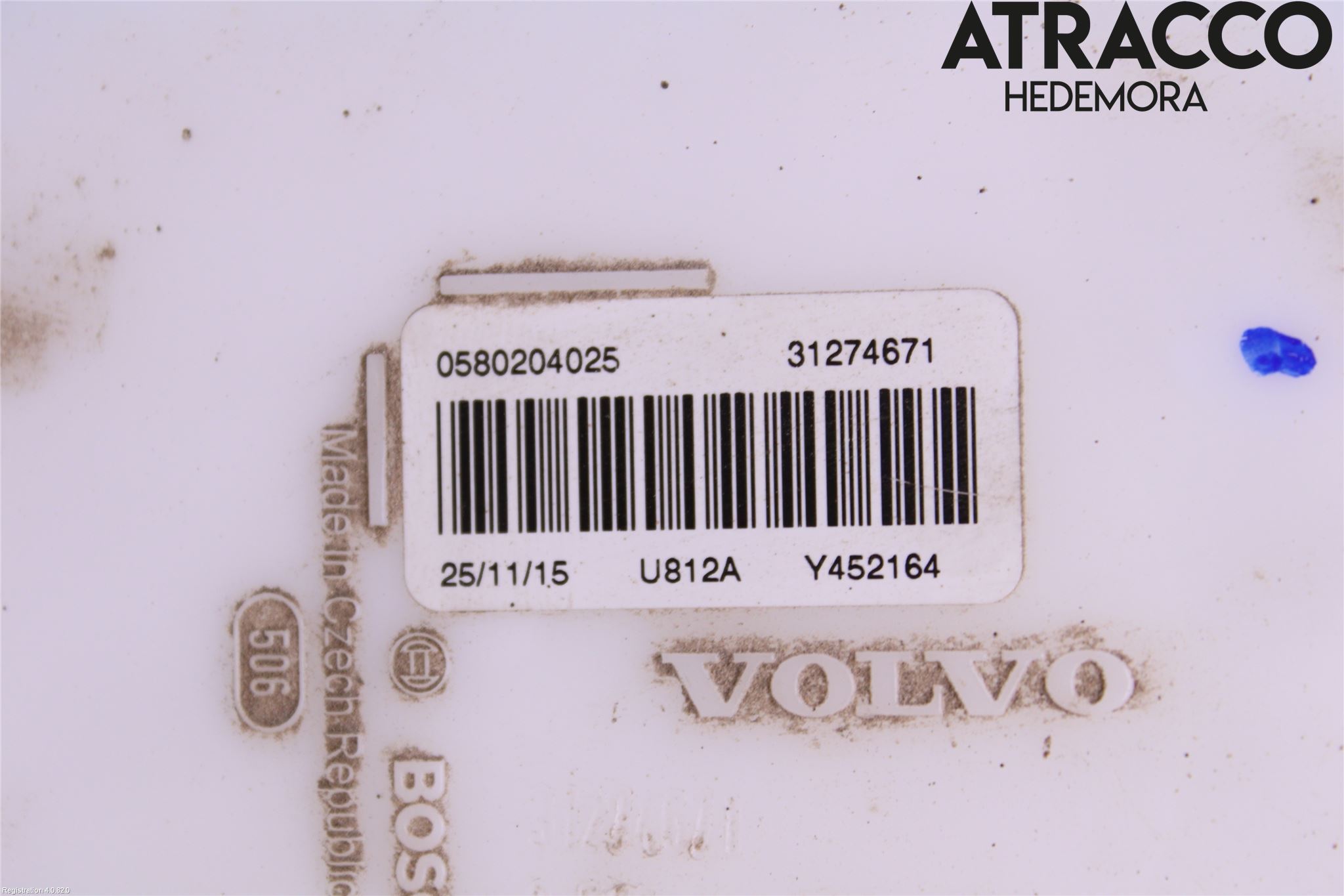 Volvo V60 CROSS COUNTRY 16-18 Giver Drivstofftank