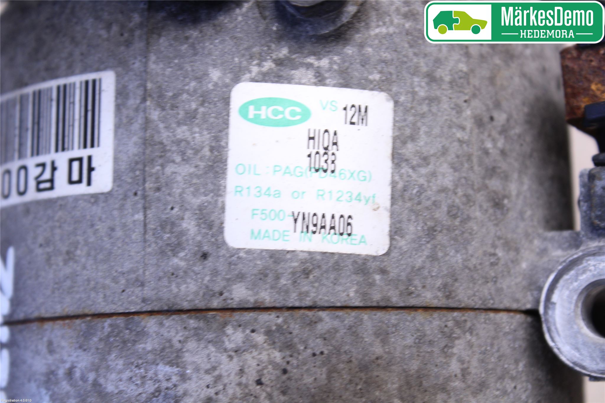 Kia VENGA 10-19 Varme Ac Kompressor