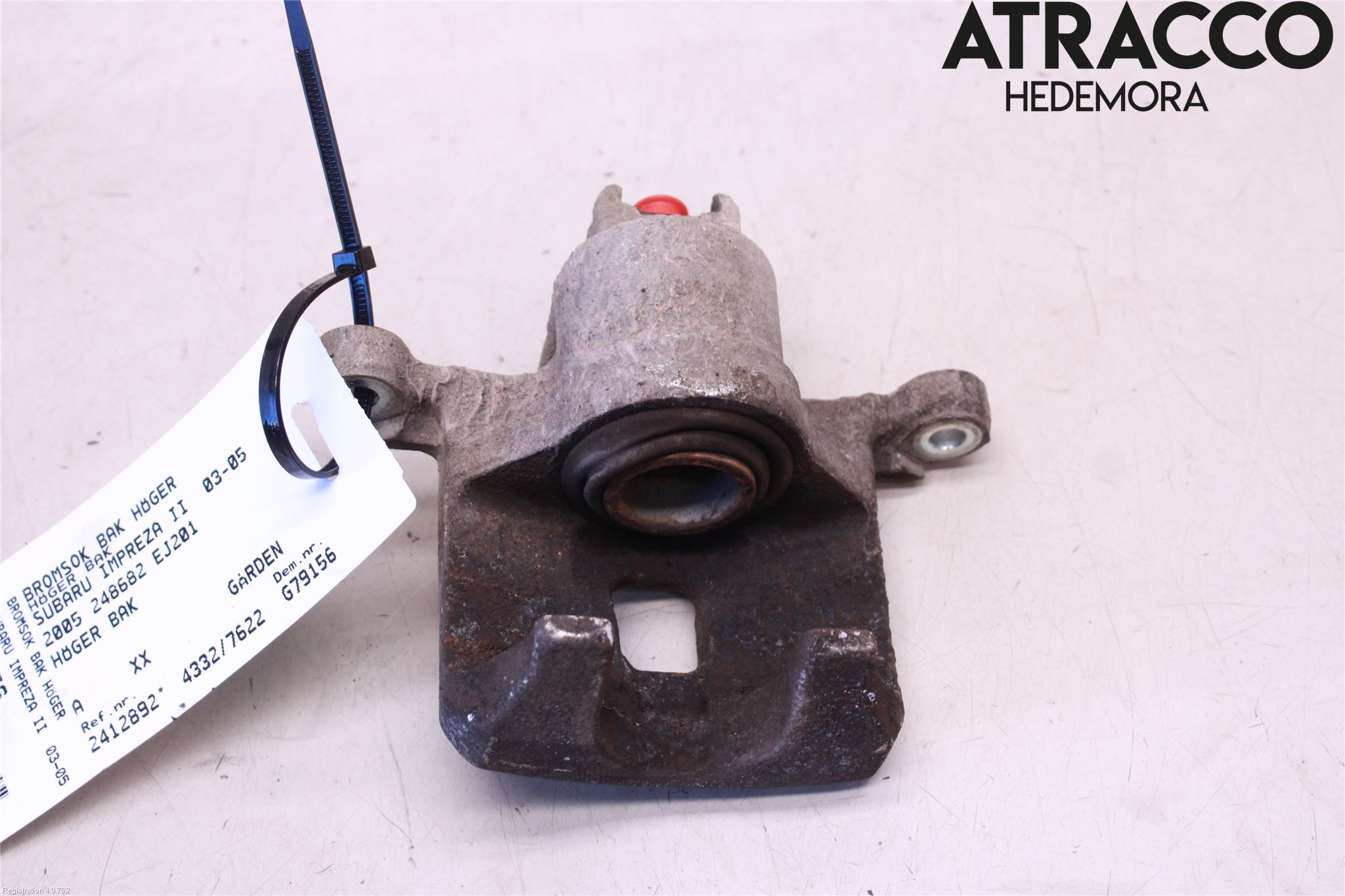 Subaru IMPREZA II  03-05 Bremsecaliper Bak Høyre