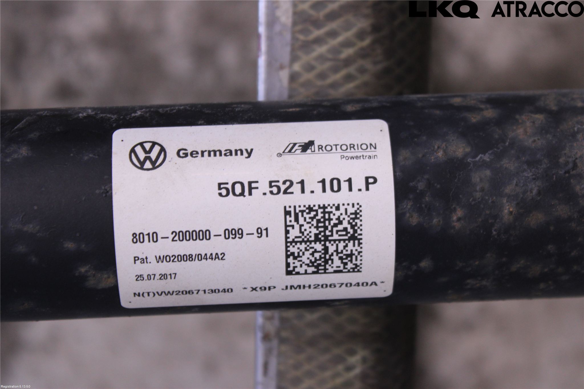Volkswagen VW TIGUAN 16-24 Mellomaksel Kompl