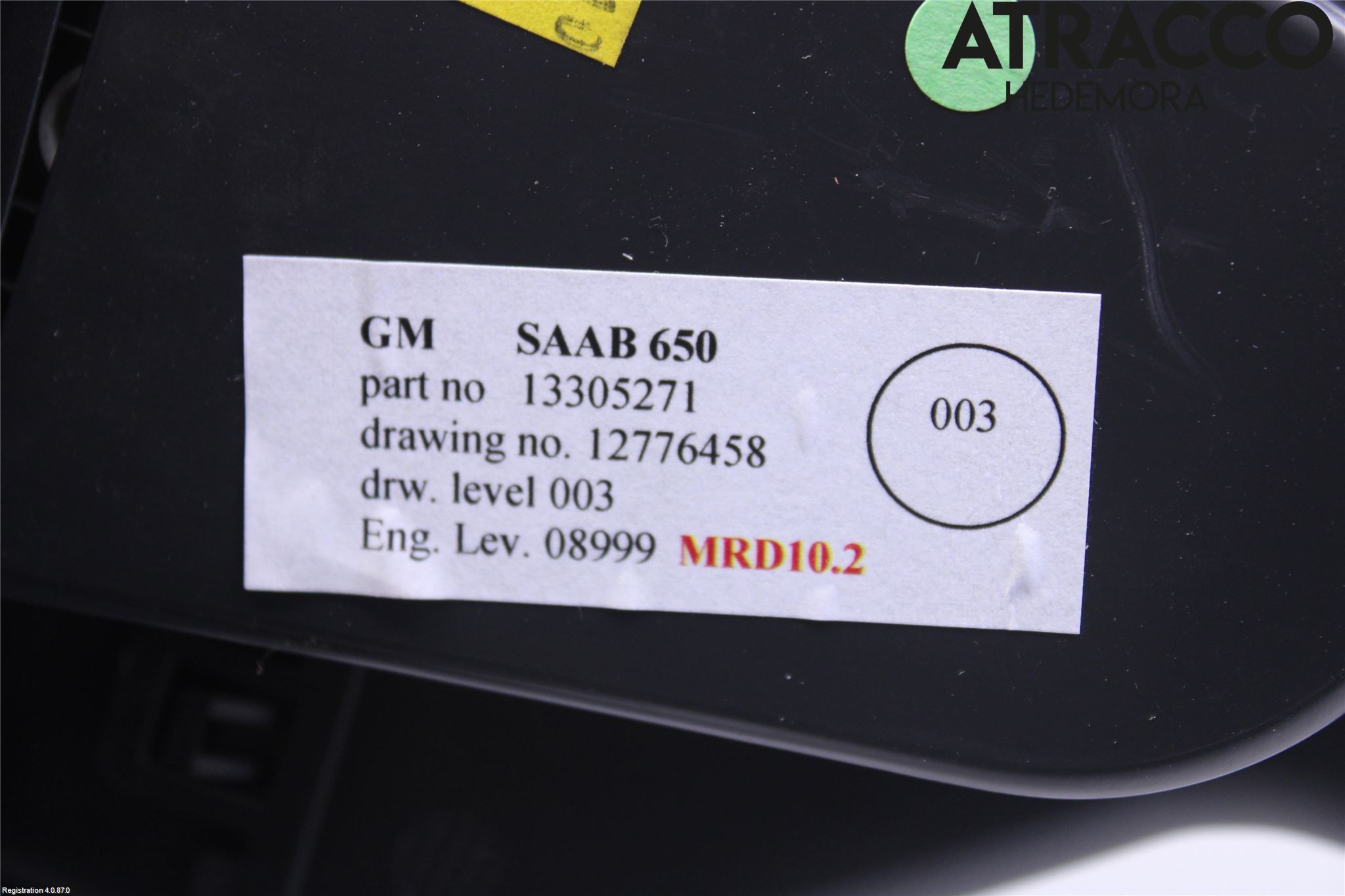 Saab 9-5 10-12 Instrument Ramme