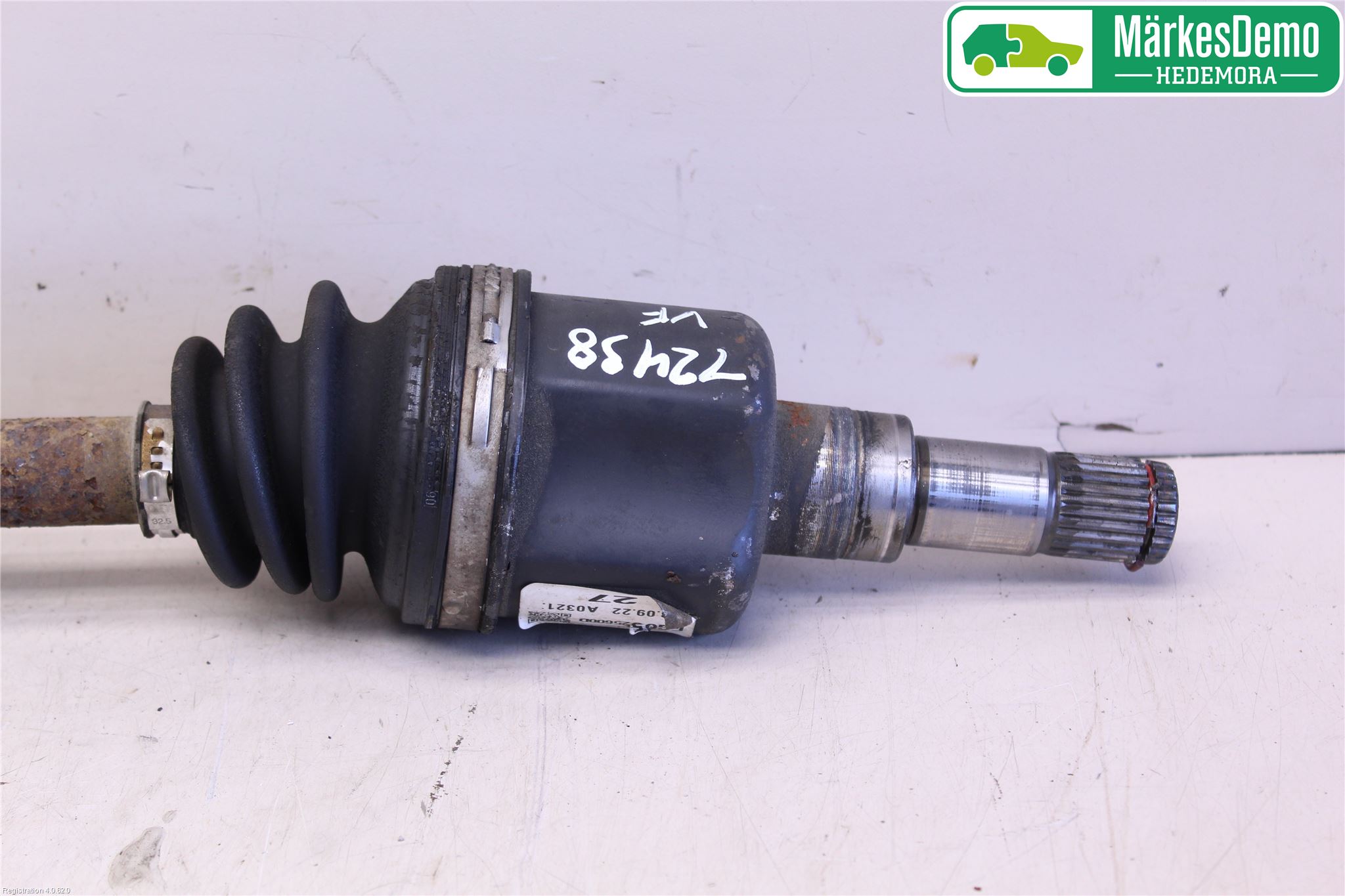 Mazda 3 I 07-08 Drivaksel Foran Kompl Venstre
