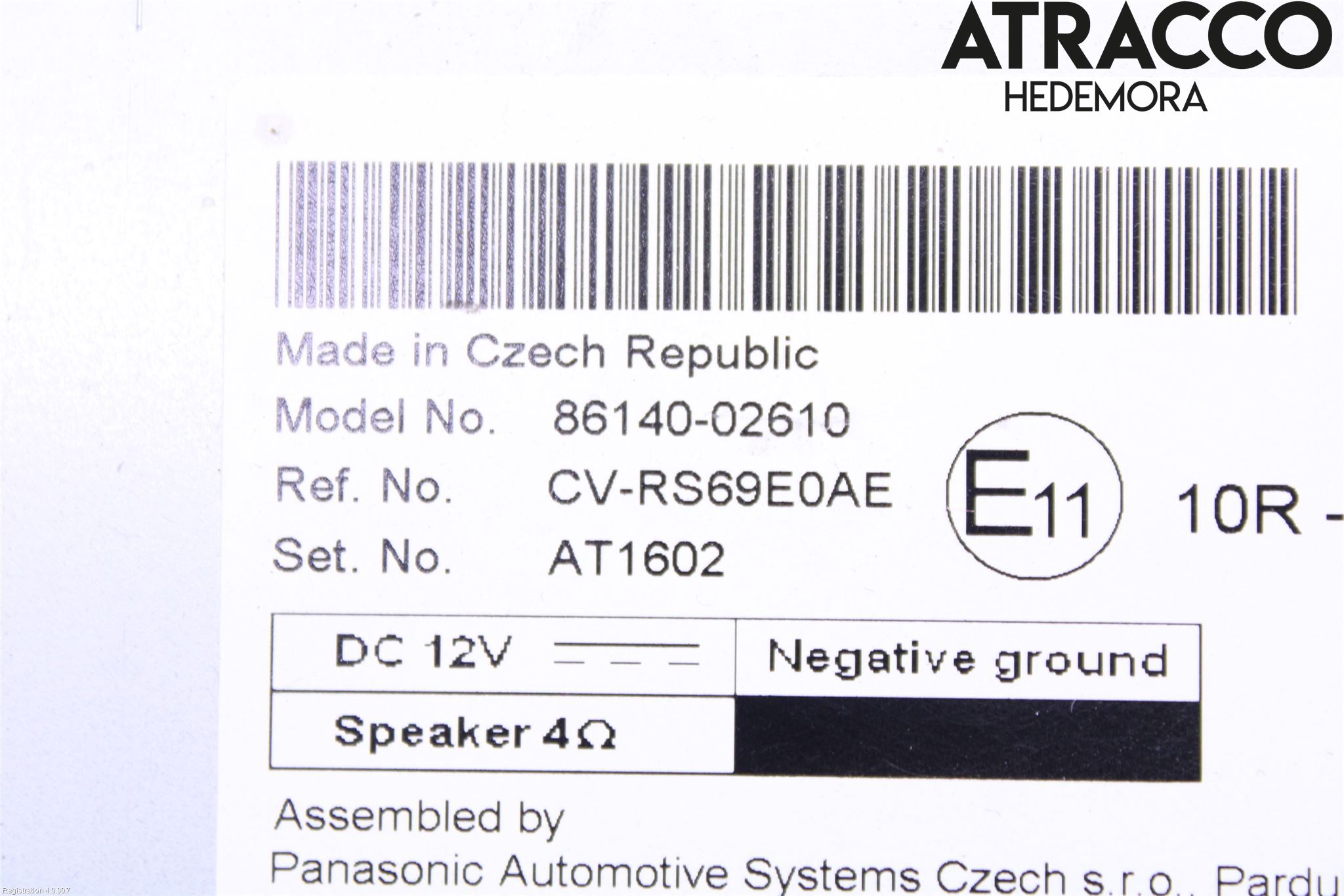 Toyota COROLLA 19- Stereo Radio Med Cd