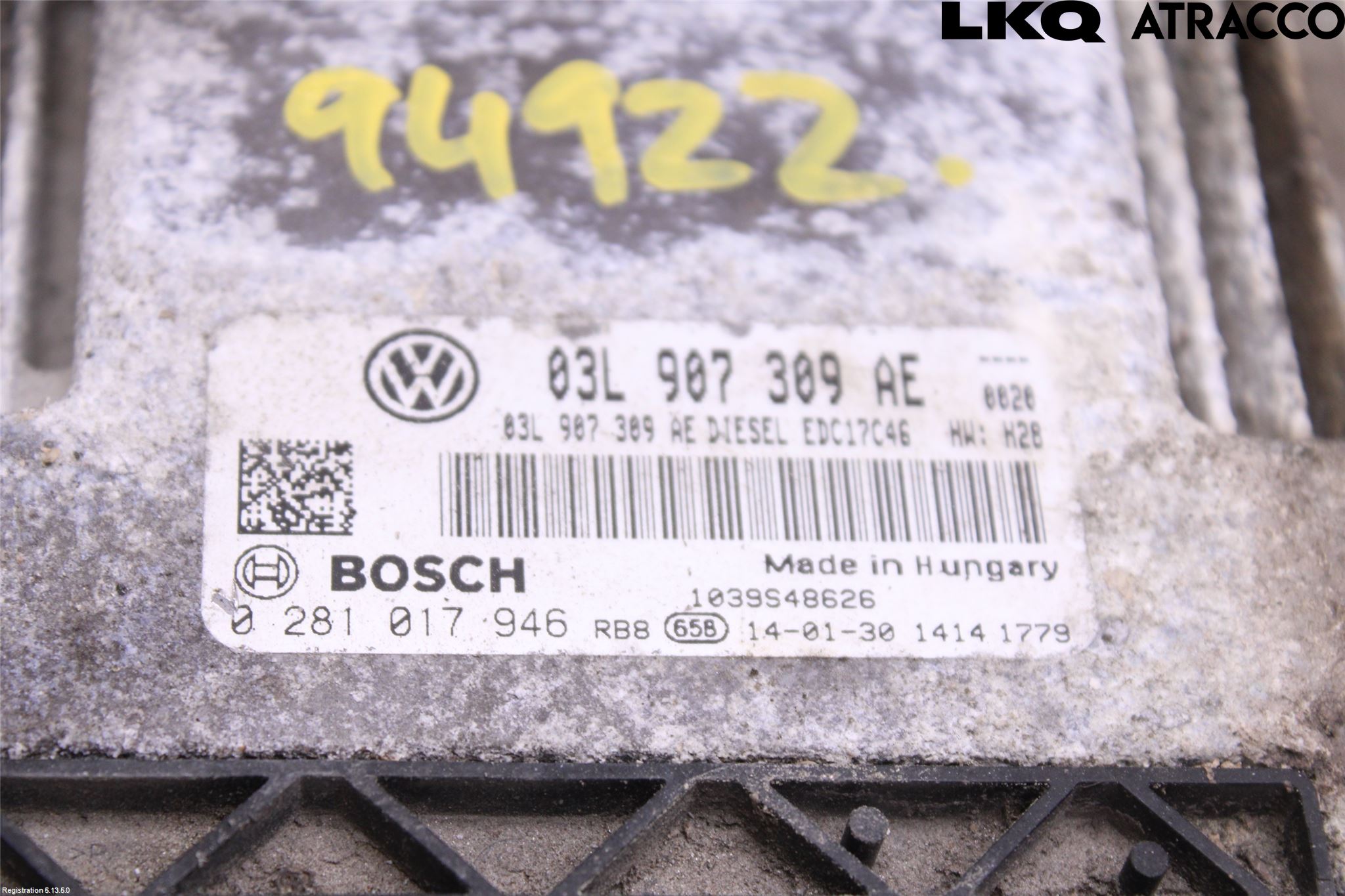 Volkswagen VW PASSAT 11-14 Styreenhet Dieselpumpe