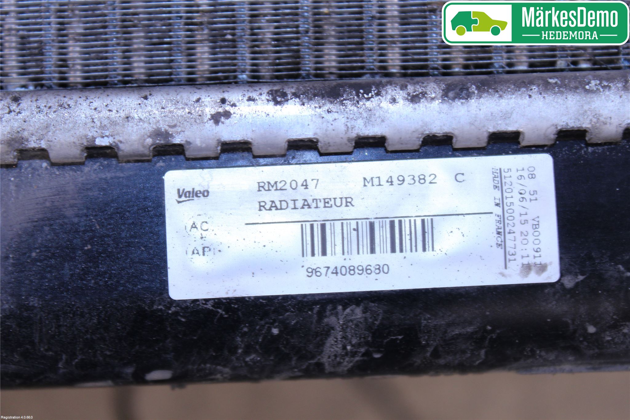 Peugeot PARTNER 16-18 Radiator Manuell