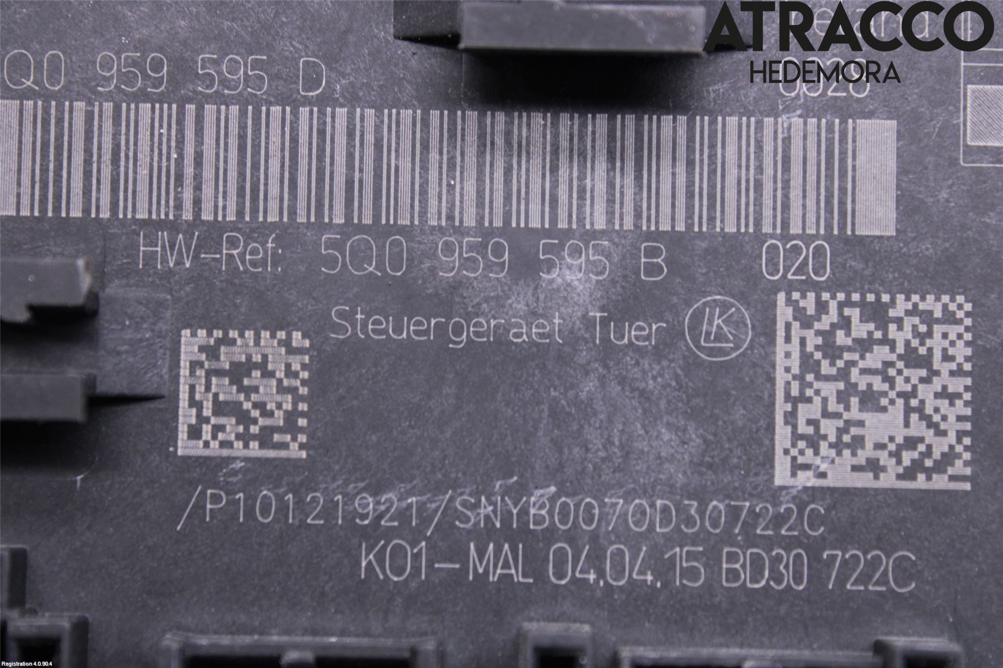Volkswagen VW PASSAT 15-19 Styreenhet Dør