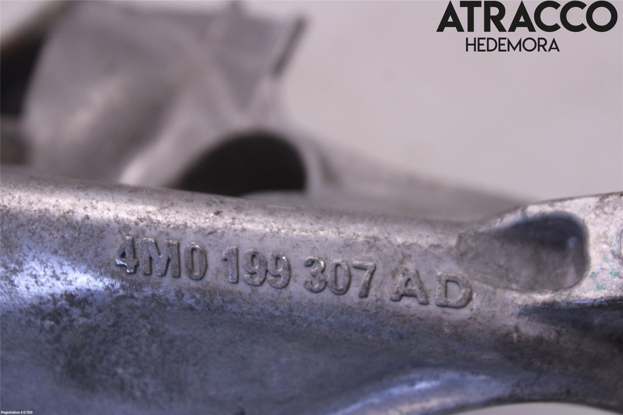 Audi A4/S4 B9 16-19 Motor Feste Stål-Alu