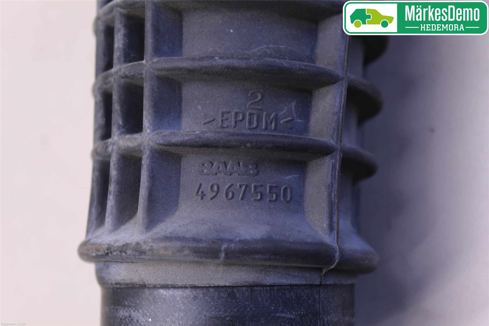 Saab 9-5 -05 Inns Gummibelg - Slange